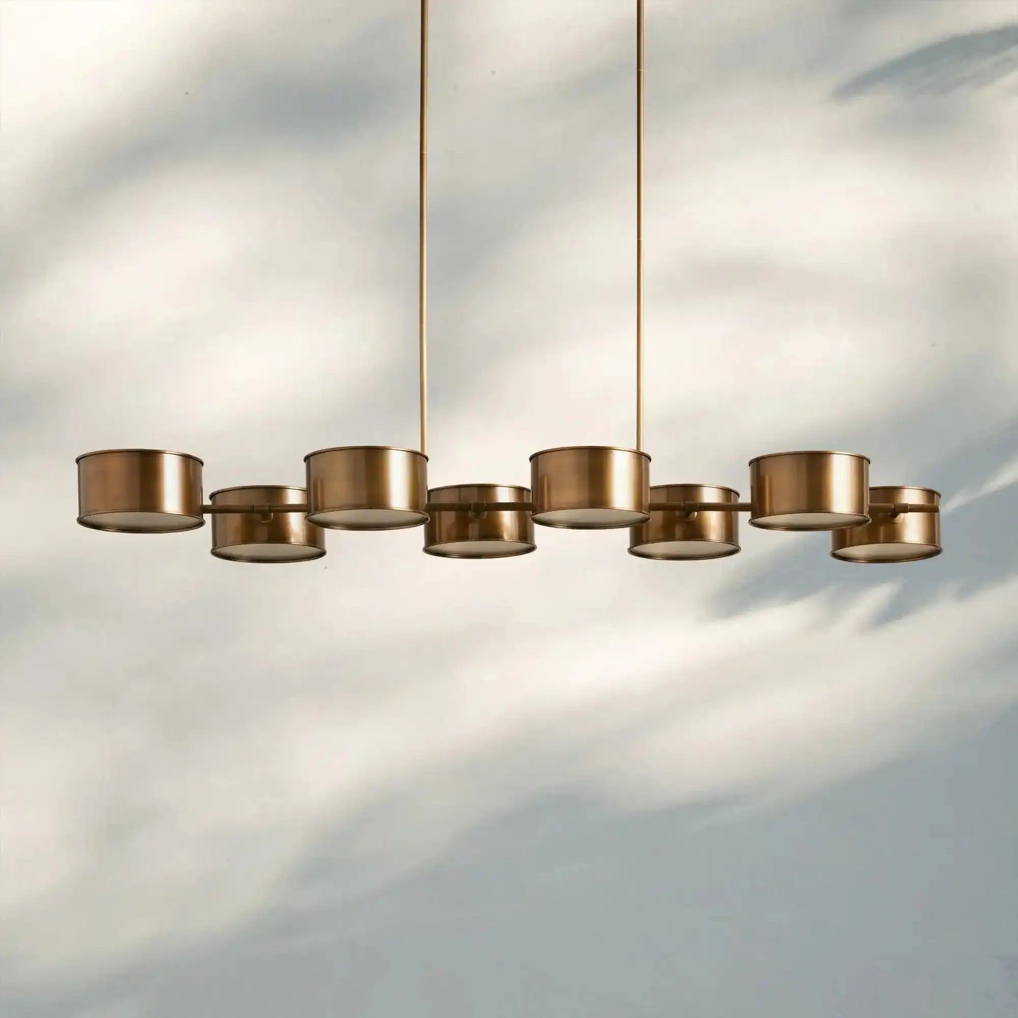 Daphne Metal Linear Chandelier - GILDLAMPS