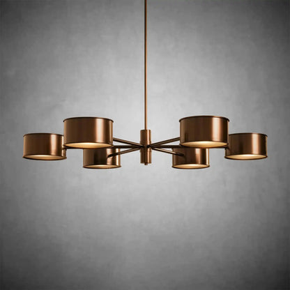 Daphne Metal Round Chandelier - GILDLAMPS