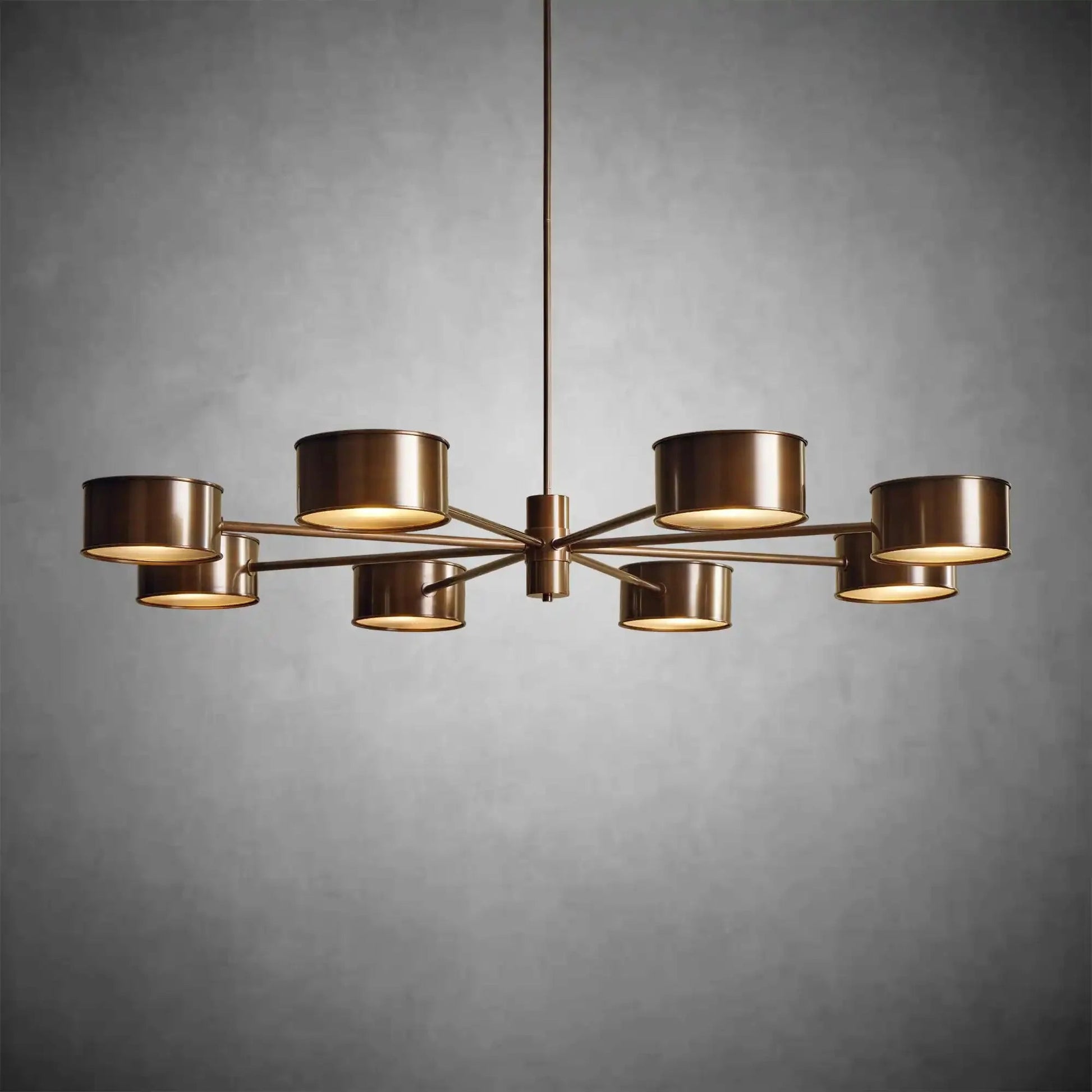 Daphne Metal Round Chandelier - GILDLAMPS