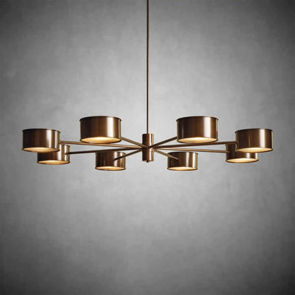 Daphne Metal Round Chandelier - GILDLAMPS
