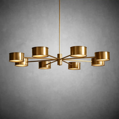 Daphne Metal Round Chandelier - GILDLAMPS