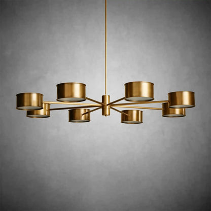 Daphne Metal Round Chandelier - GILDLAMPS