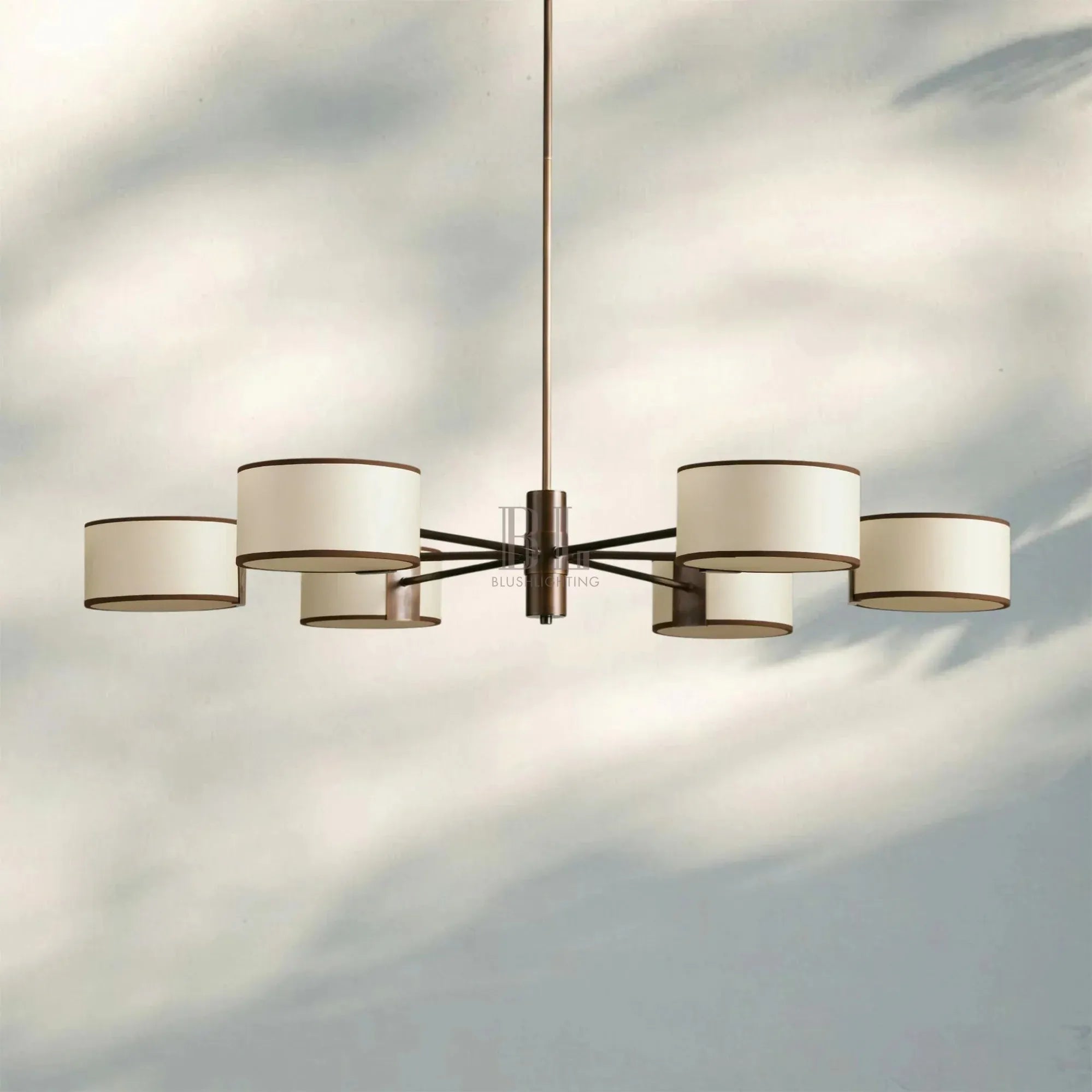 Daphne Round Chandelier 48''60'' - GILDLAMPS
