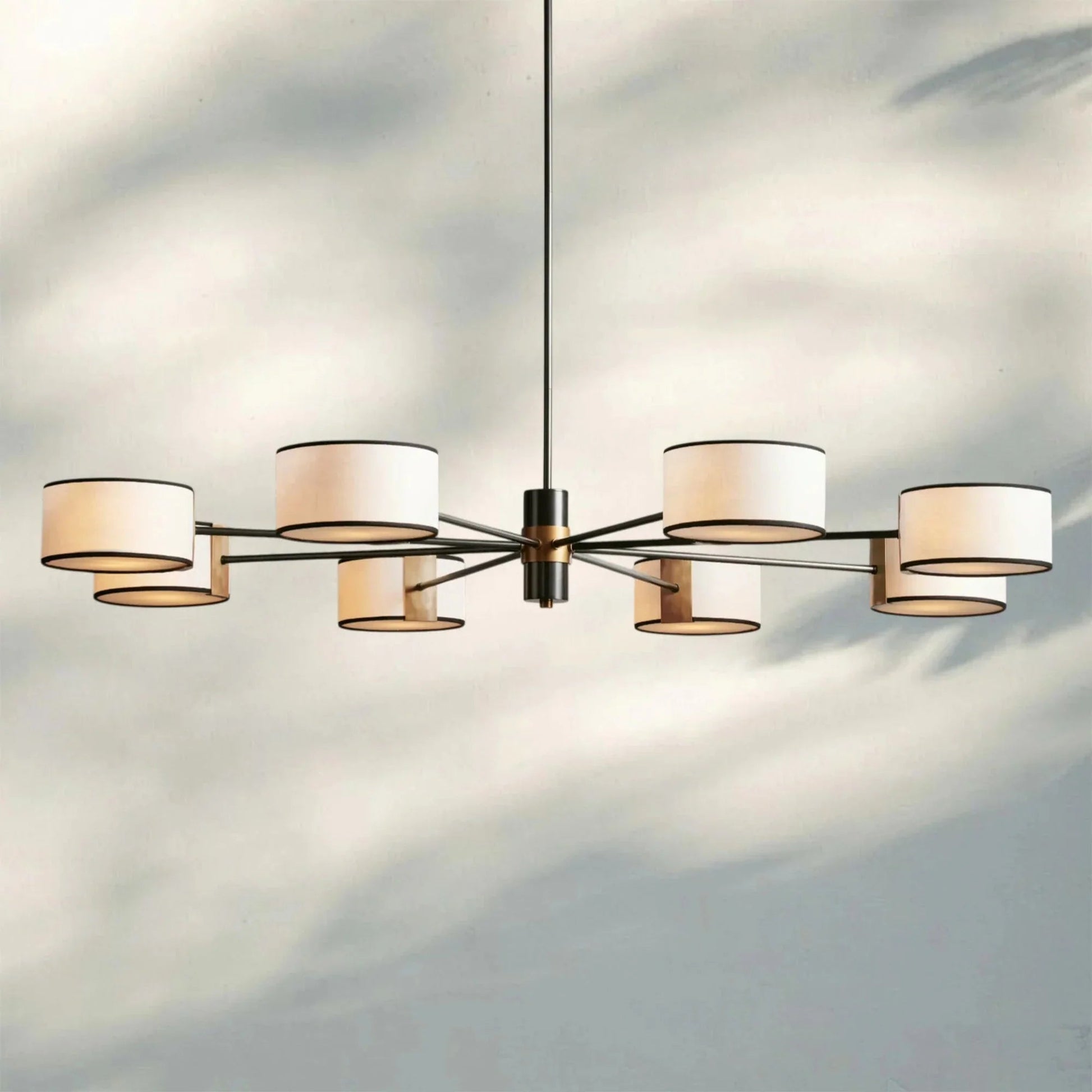Daphne Round Chandelier 48''60'' - GILDLAMPS