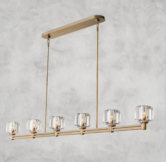 Delmare Linear Chandelier 72“ - GILDLAMPS