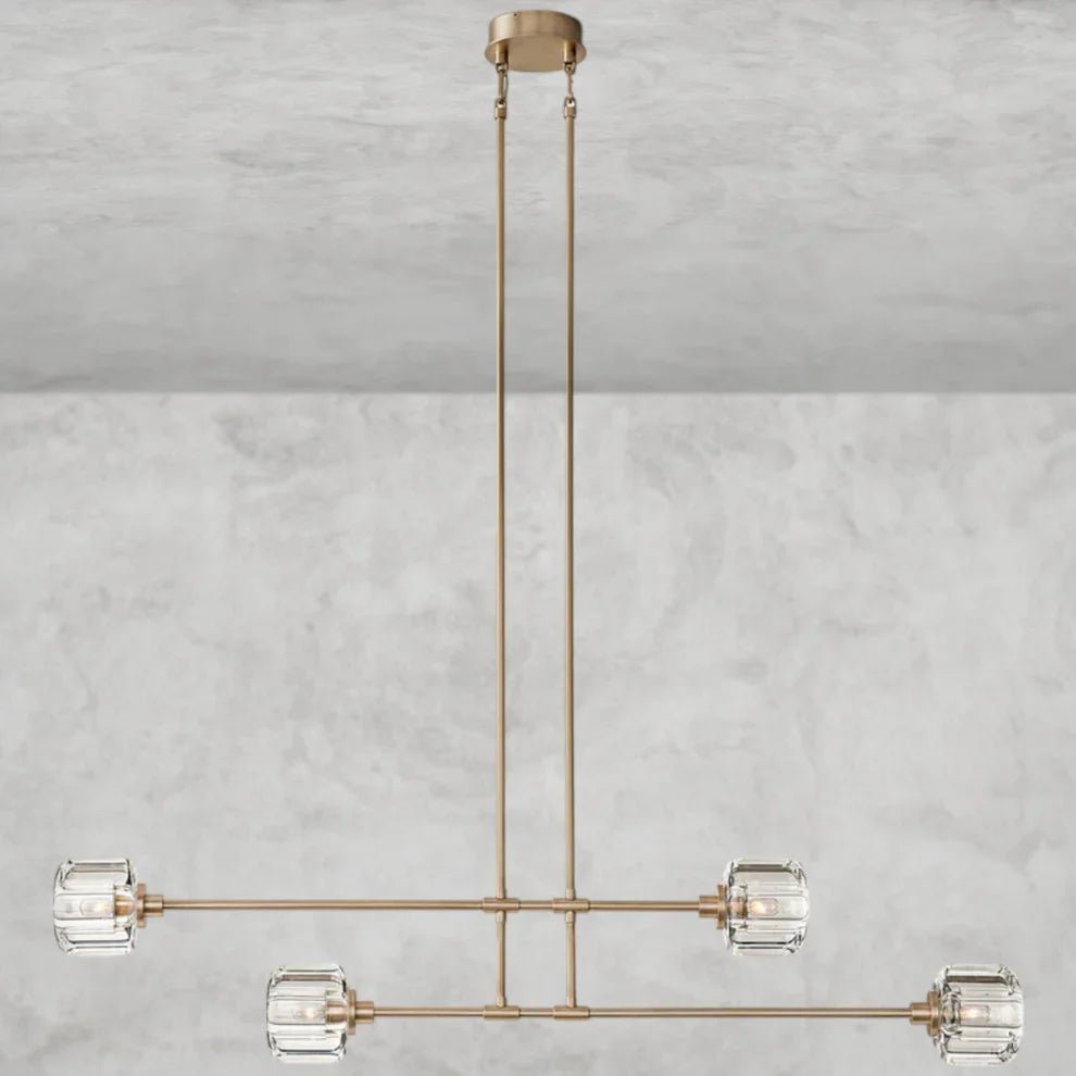Delmare Mobile Linear Chandelier - GILDLAMPS