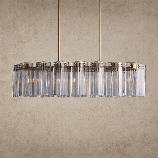 Delsie Oval Chandelier 51 inch, 63 inch, 72 inch - GILDLAMPS