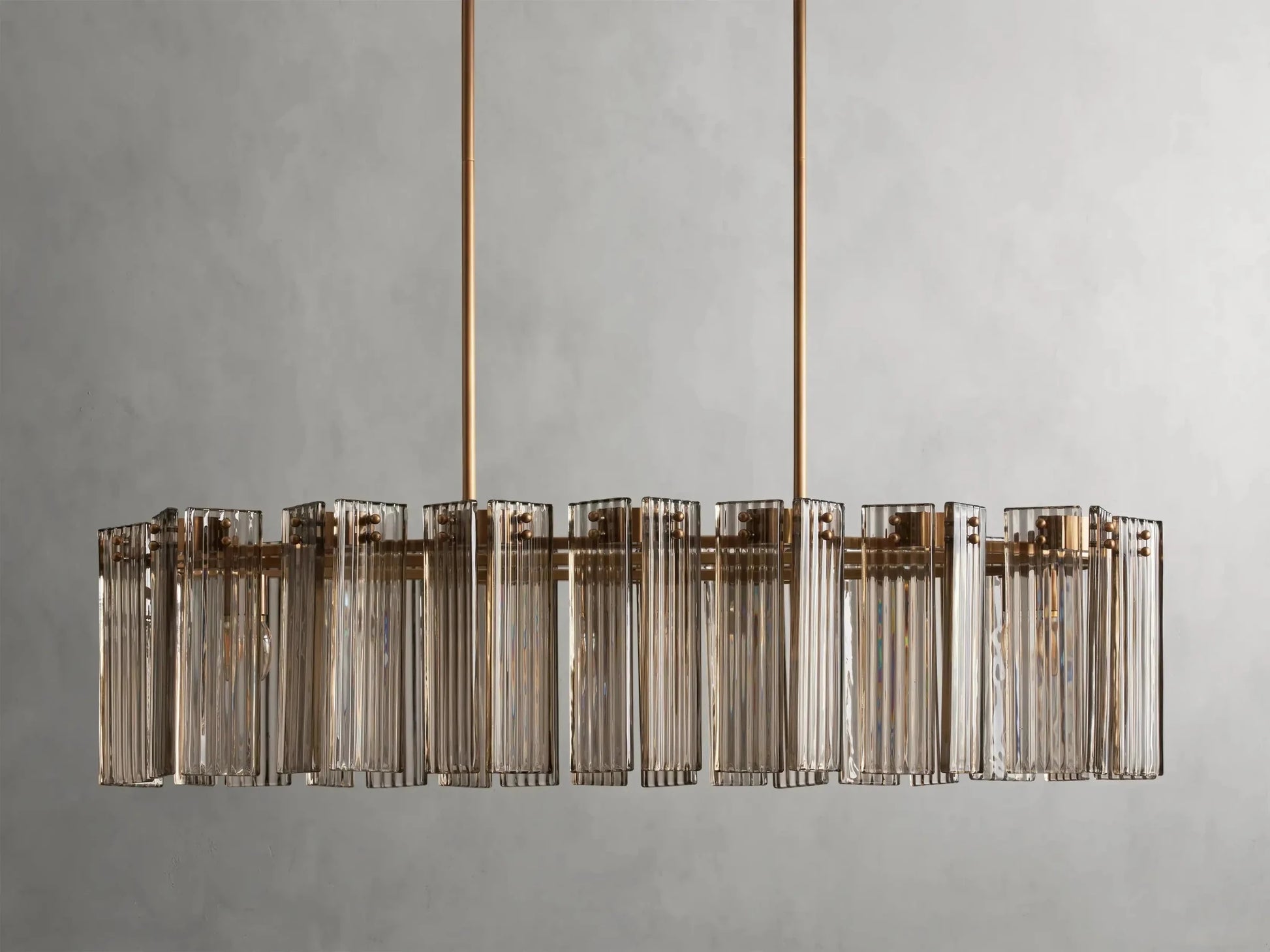 Delsie Oval Chandelier 51''63''72'' - GILDLAMPS
