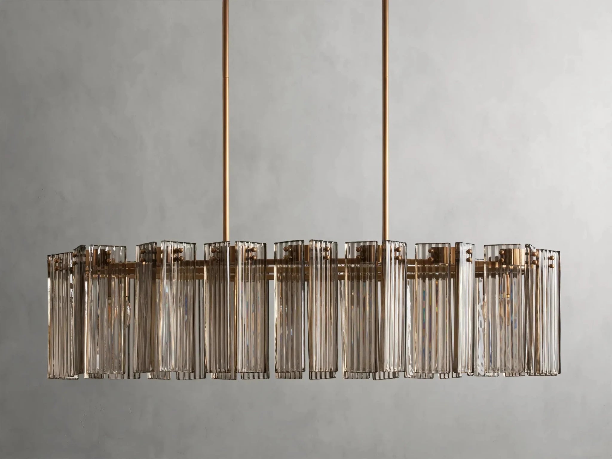 Delsie Oval Chandelier 51''63''72'' - GILDLAMPS
