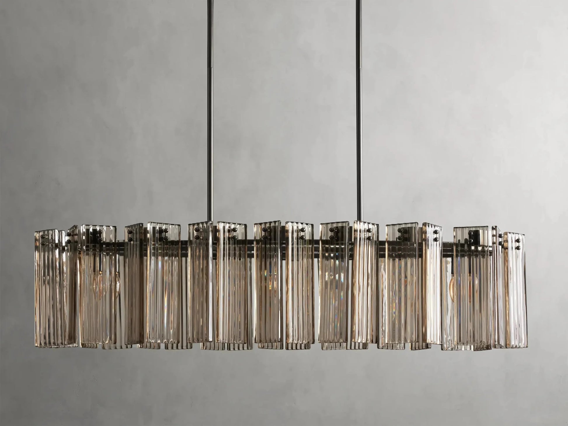 Delsie Oval Chandelier 51''63''72'' - GILDLAMPS