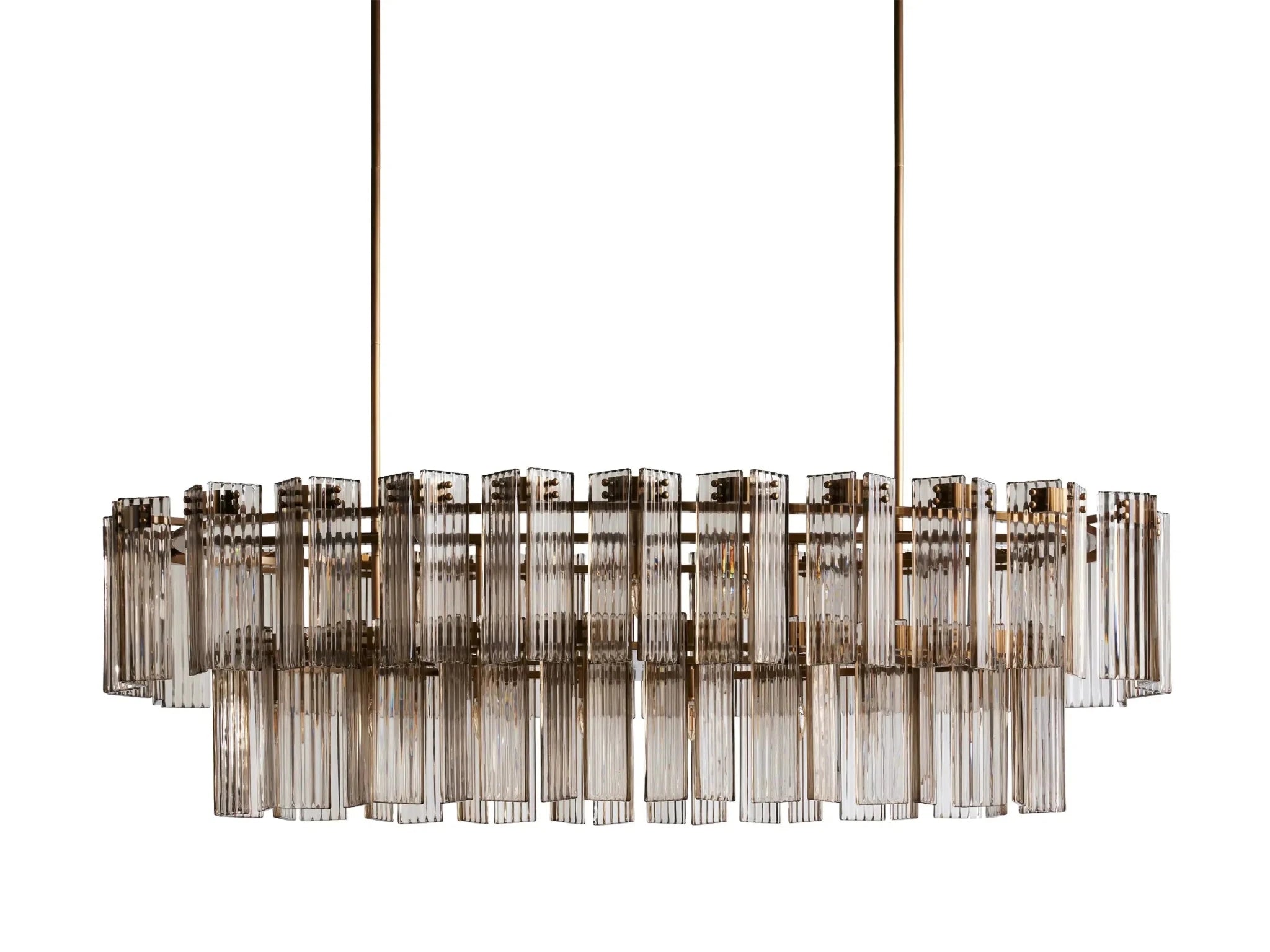 Delsie Oval Chandelier 51''63''72'' - GILDLAMPS