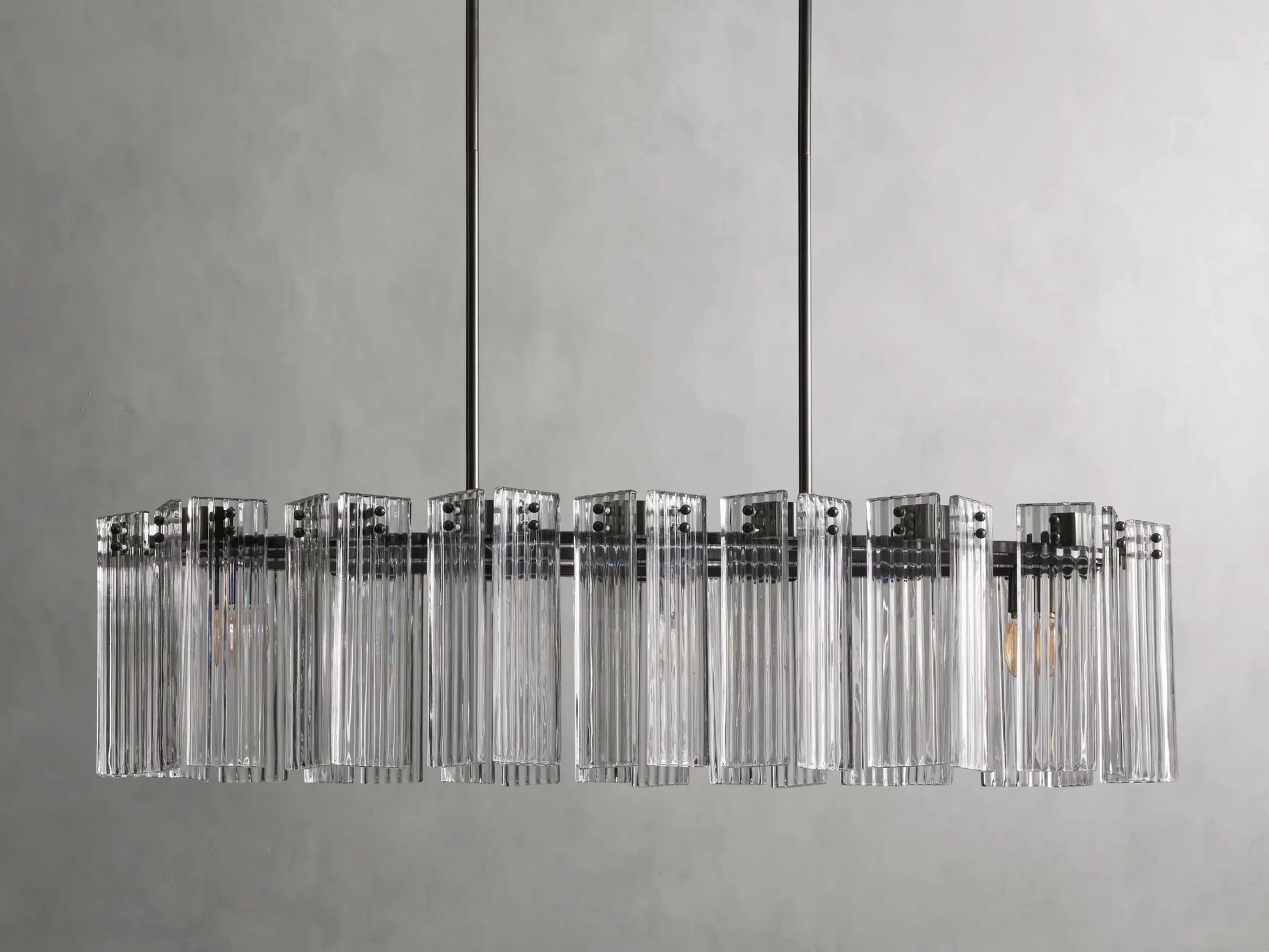 Delsie Oval Chandelier 51''63''72'' - GILDLAMPS