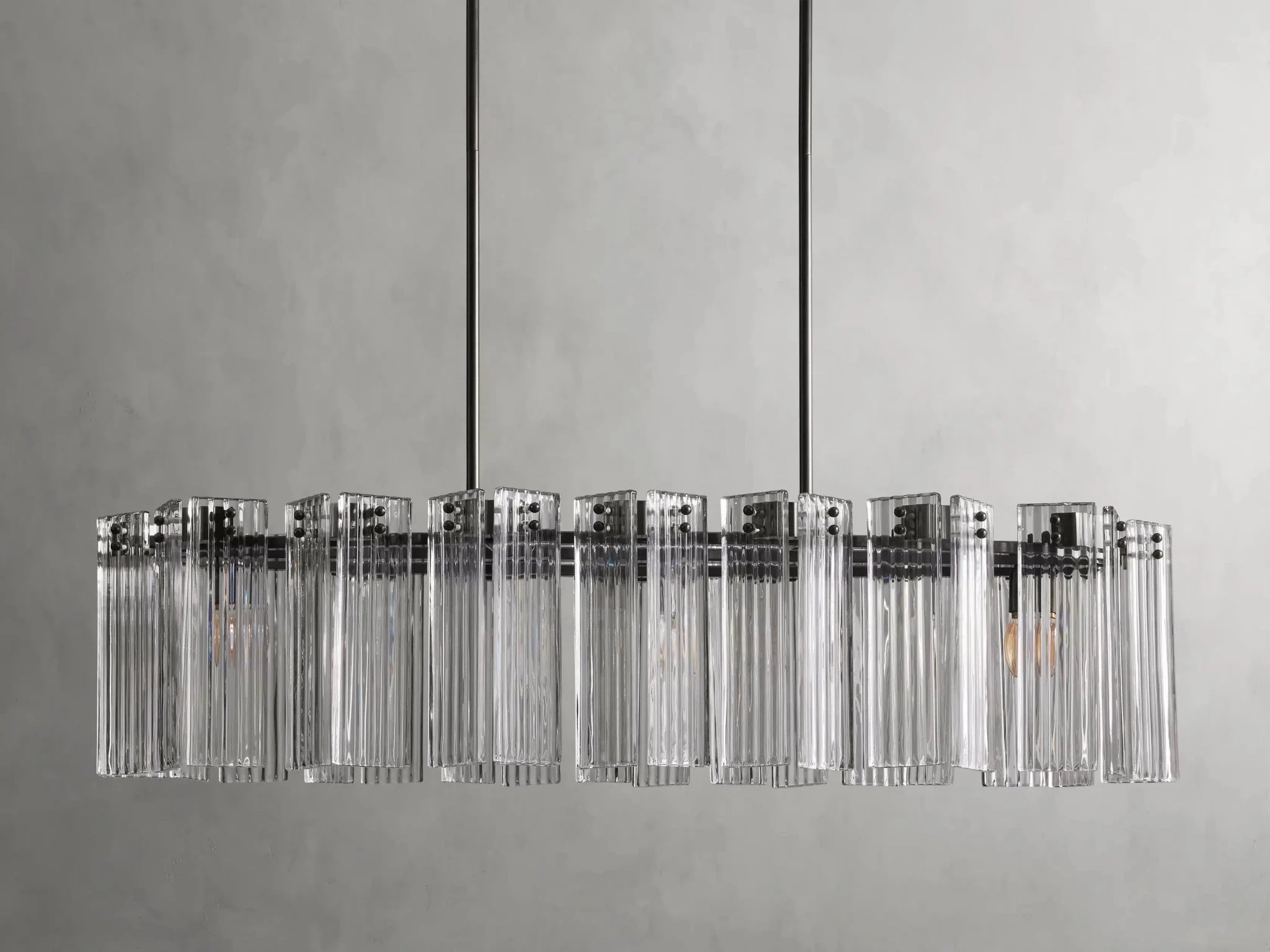 Delsie Oval Chandelier 51''63''72'' - GILDLAMPS