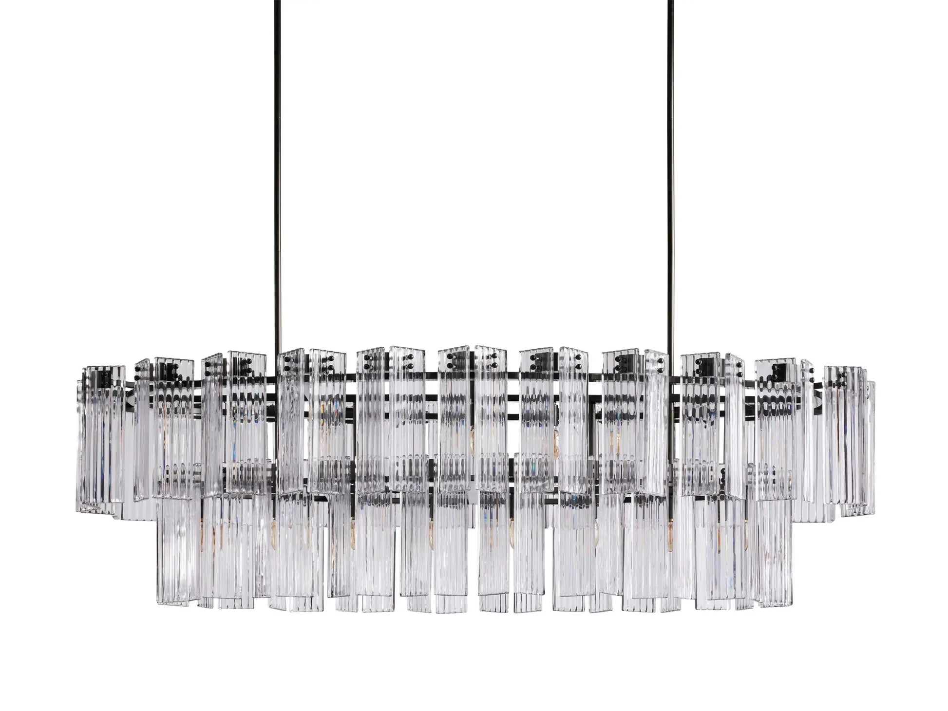 Delsie Oval Chandelier 51''63''72'' - GILDLAMPS