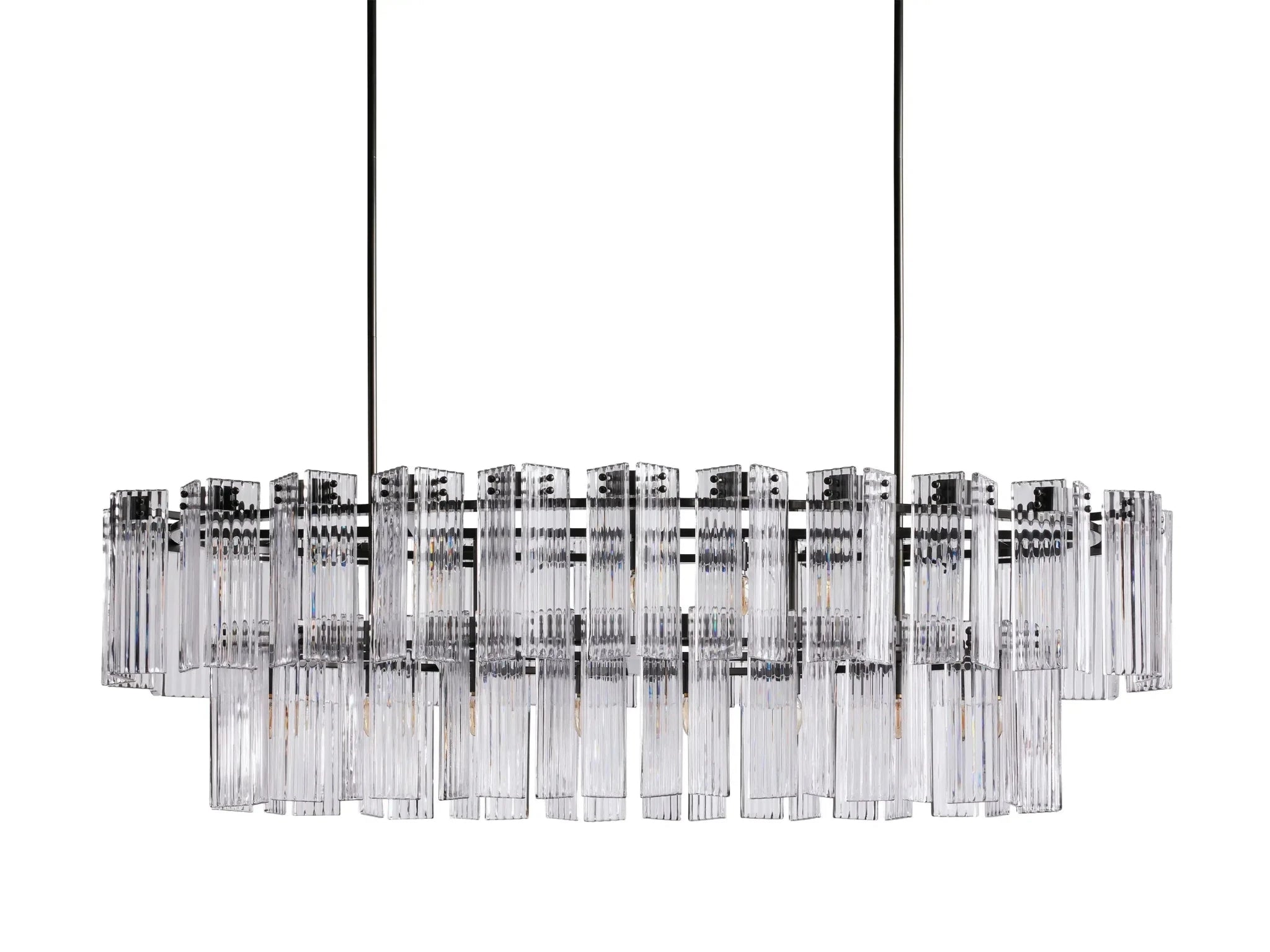 Delsie Oval Chandelier 51''63''72'' - GILDLAMPS