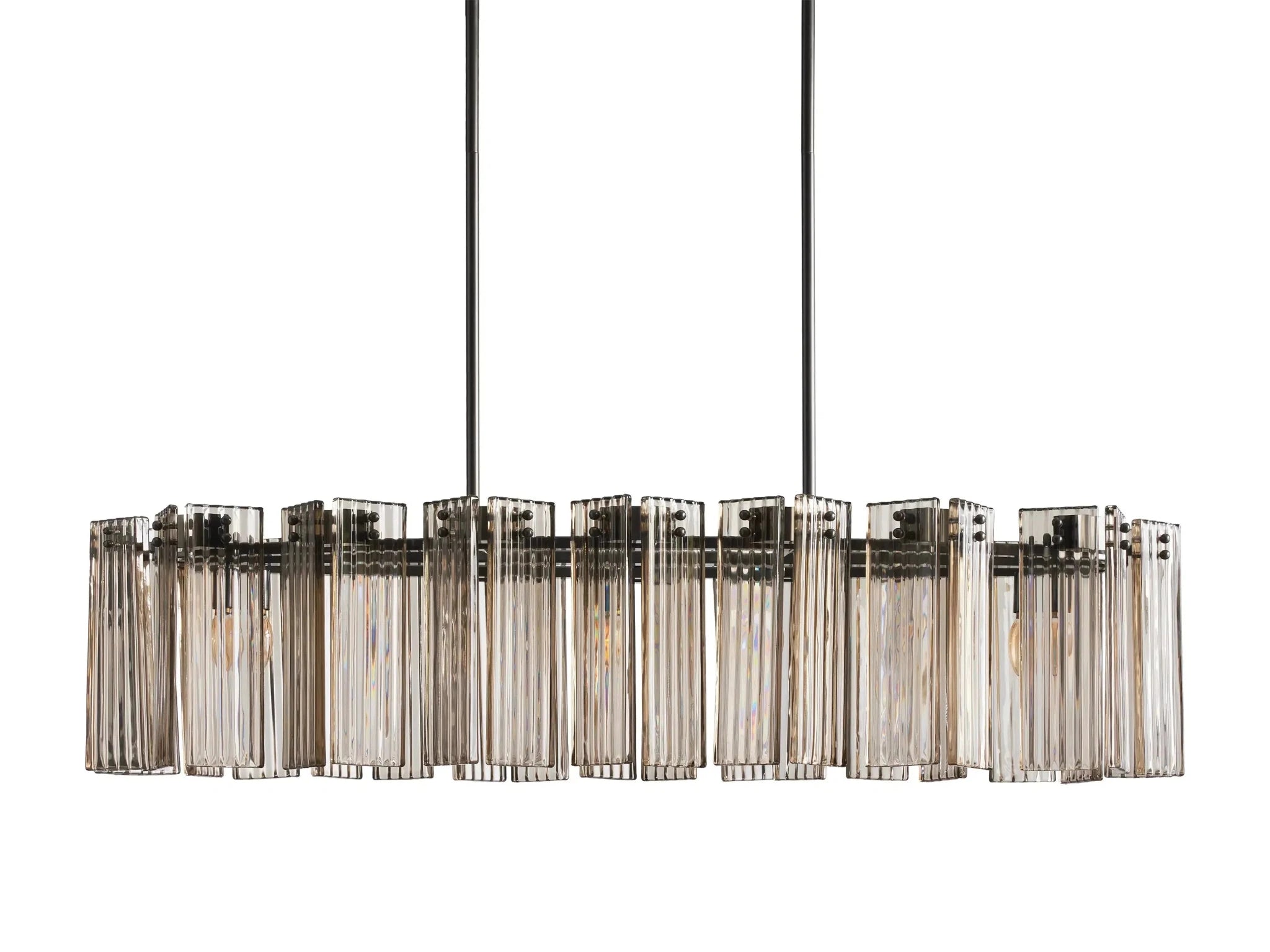 Delsie Oval Chandelier 51''63''72'' - GILDLAMPS