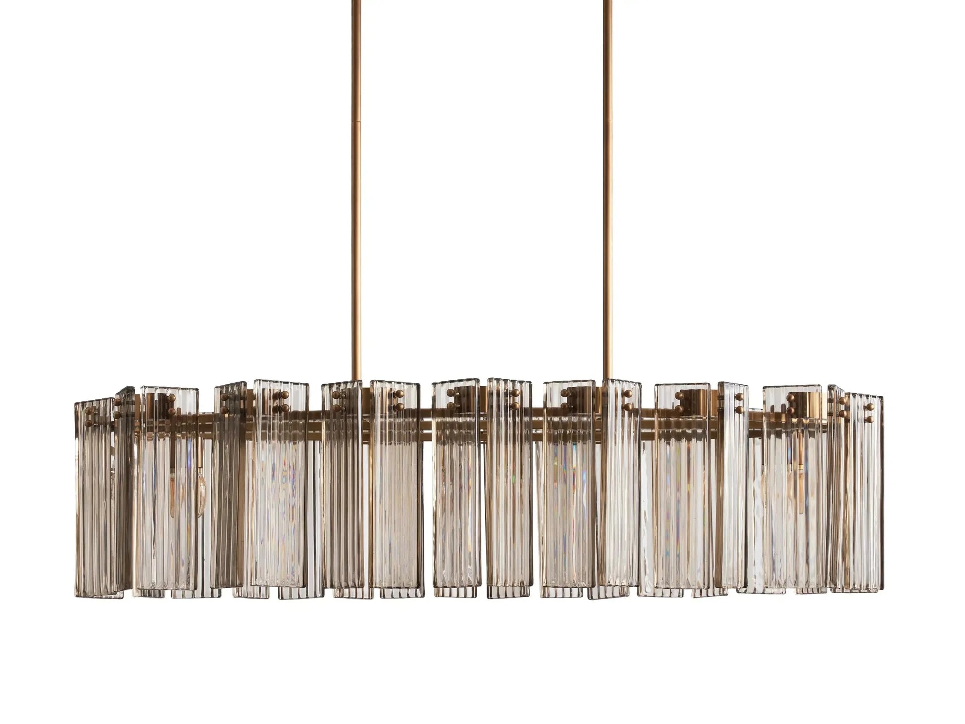 Delsie Oval Chandelier 51''63''72'' - GILDLAMPS