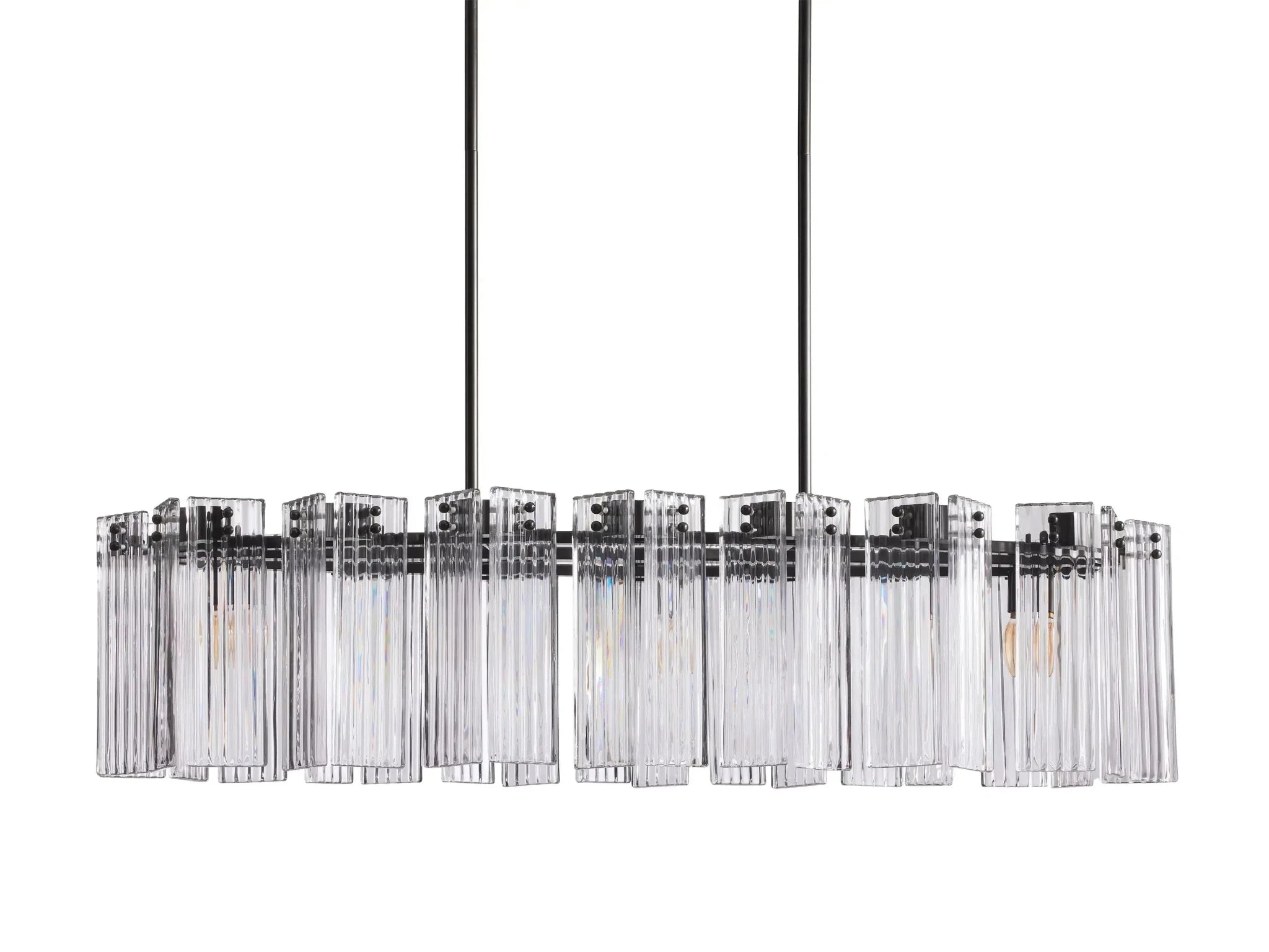 Delsie Oval Chandelier 51''63''72'' - GILDLAMPS