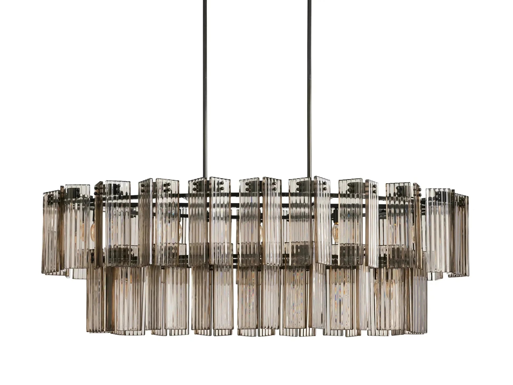 Delsie Oval Chandelier 51''63''72'' - GILDLAMPS