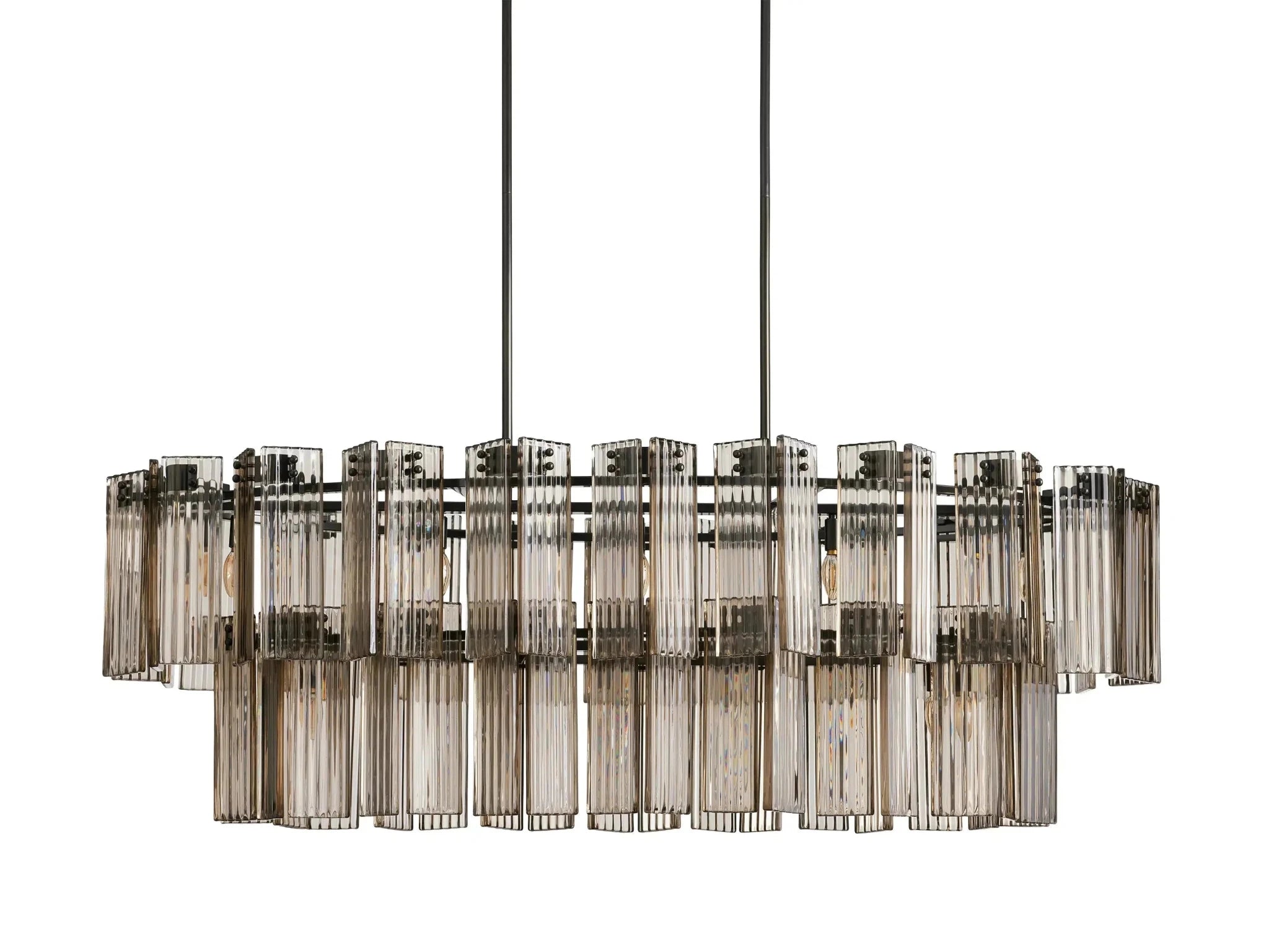 Delsie Oval Chandelier 51''63''72'' - GILDLAMPS