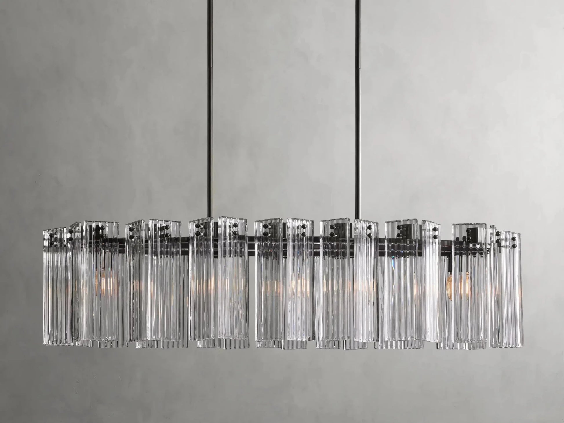 Delsie Oval Chandelier 51''63''72'' - GILDLAMPS