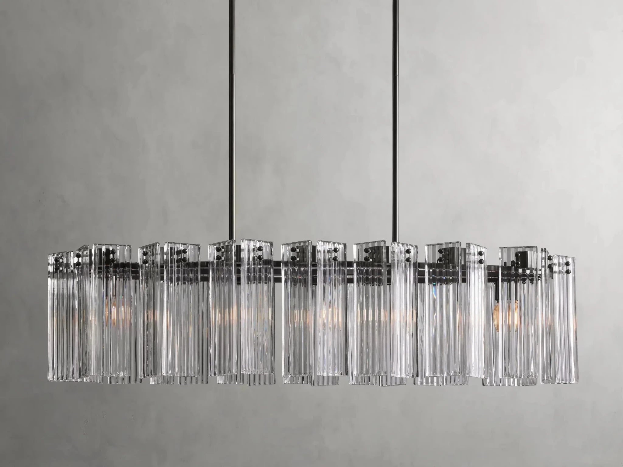 Delsie Oval Chandelier 51''63''72'' - GILDLAMPS
