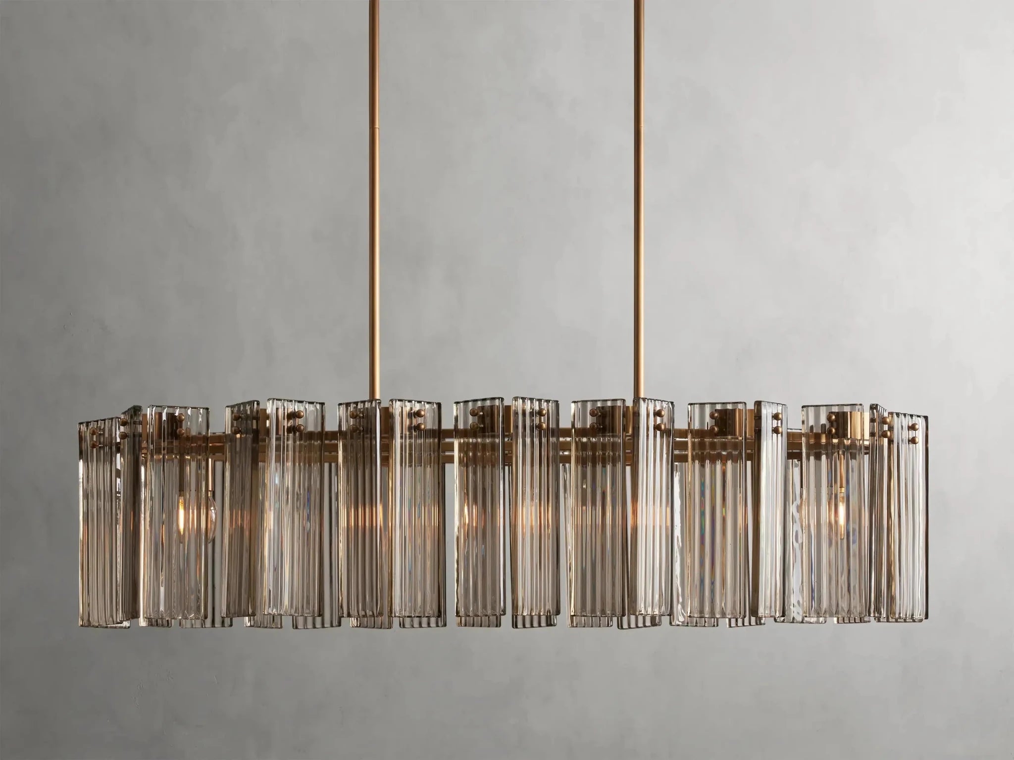 Delsie Oval Chandelier 51''63''72'' - GILDLAMPS
