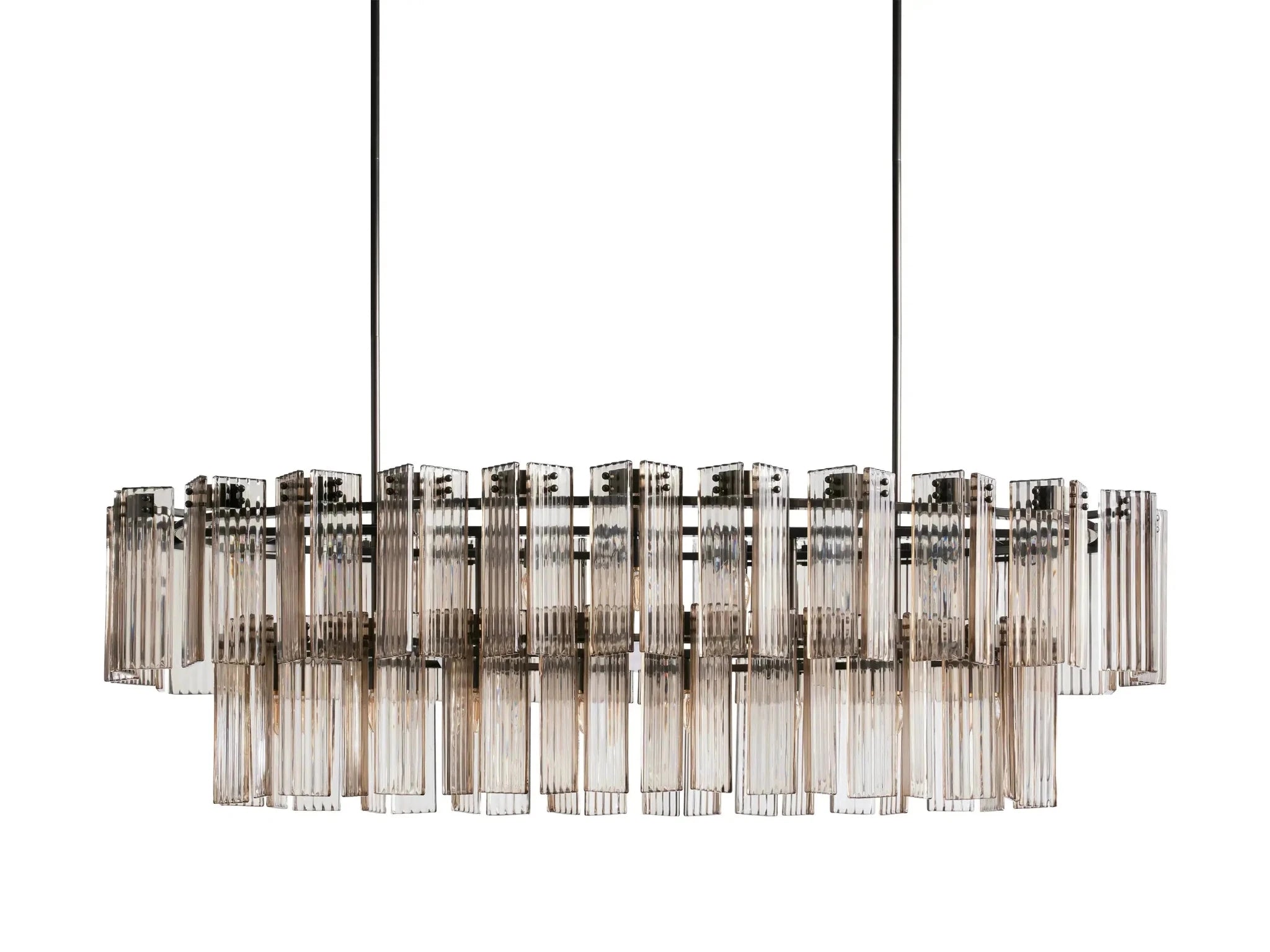 Delsie Oval Chandelier 51''63''72'' - GILDLAMPS
