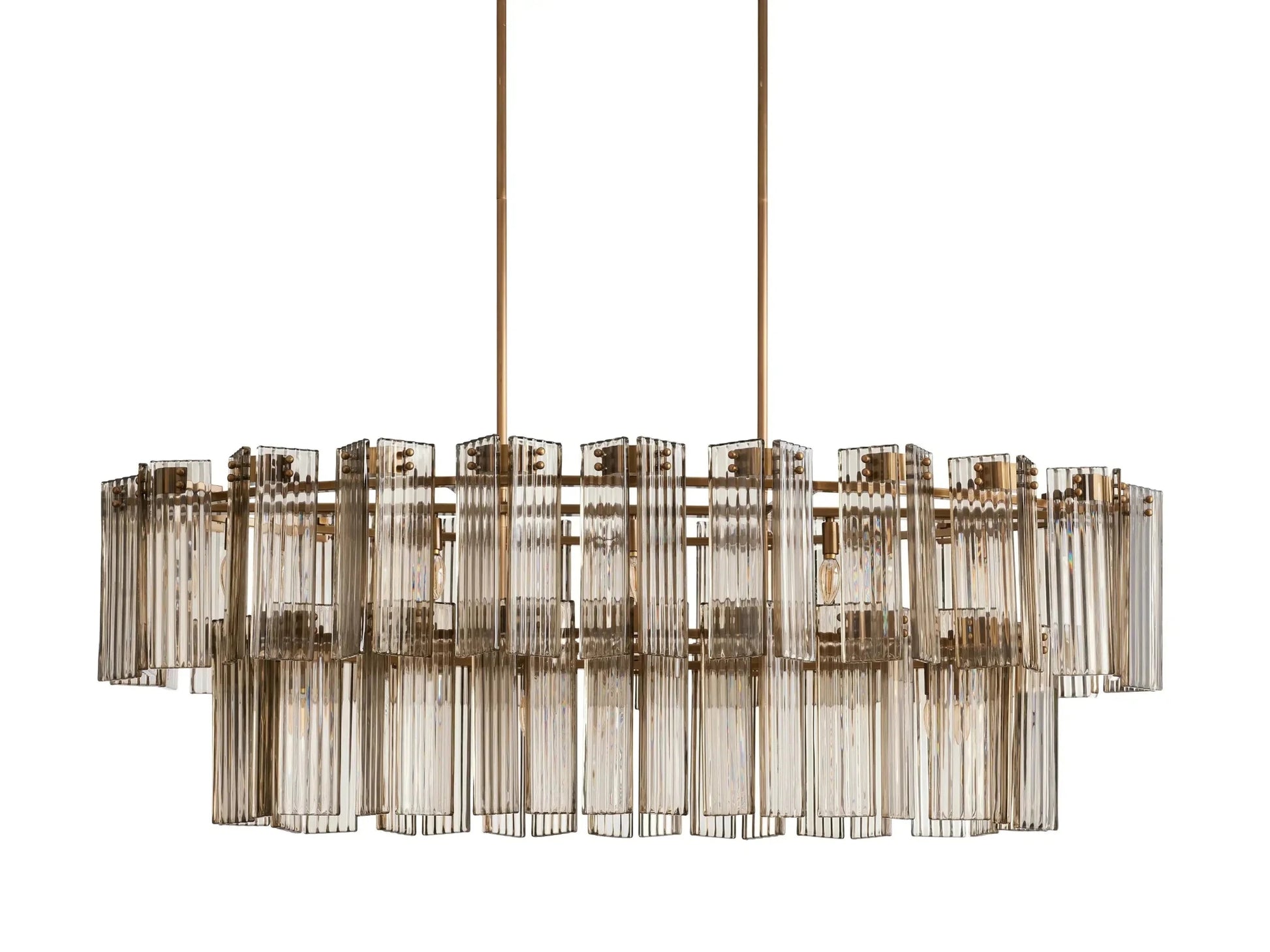 Delsie Oval Chandelier 51''63''72'' - GILDLAMPS