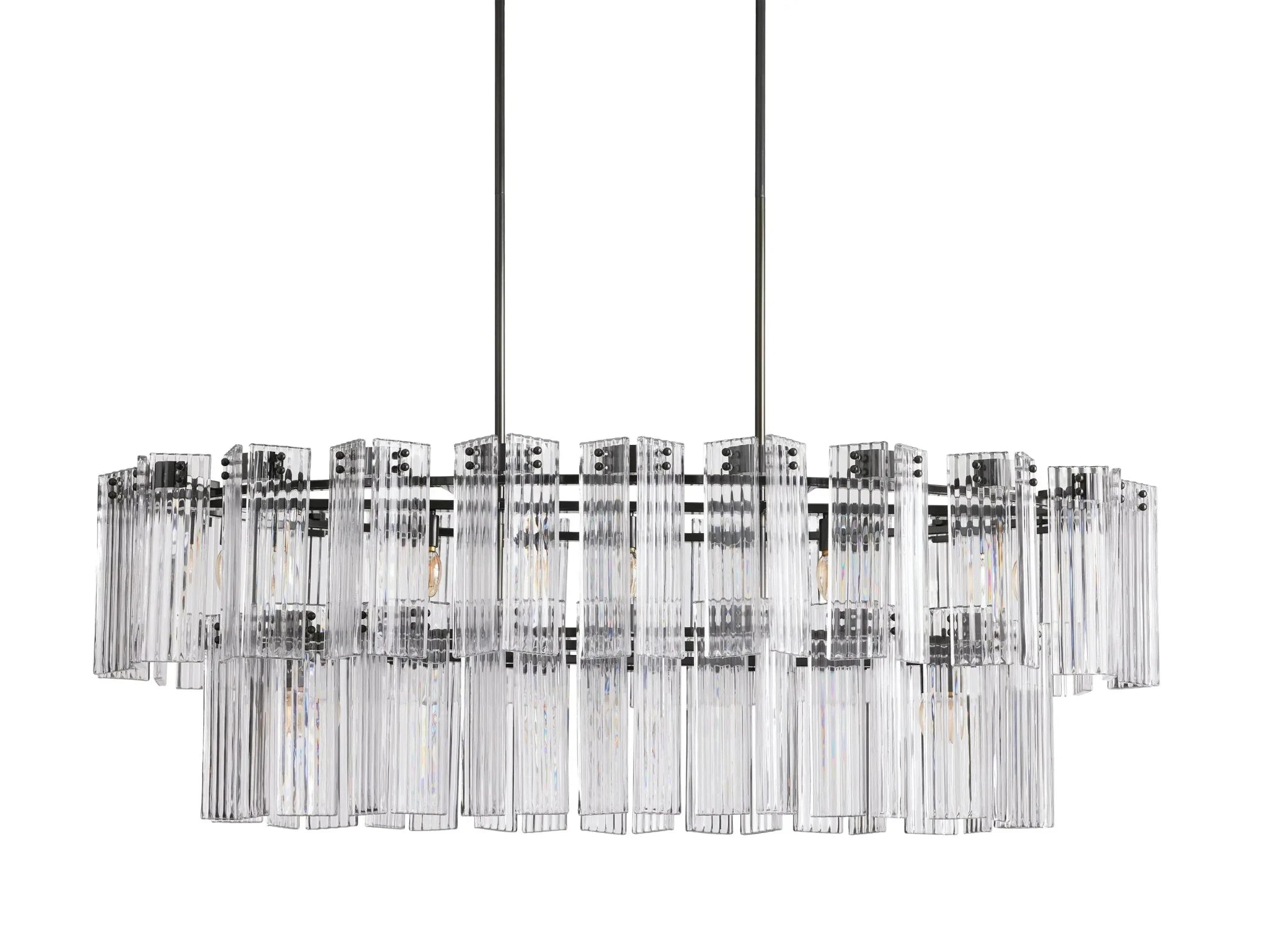 Delsie Oval Chandelier 51''63''72'' - GILDLAMPS