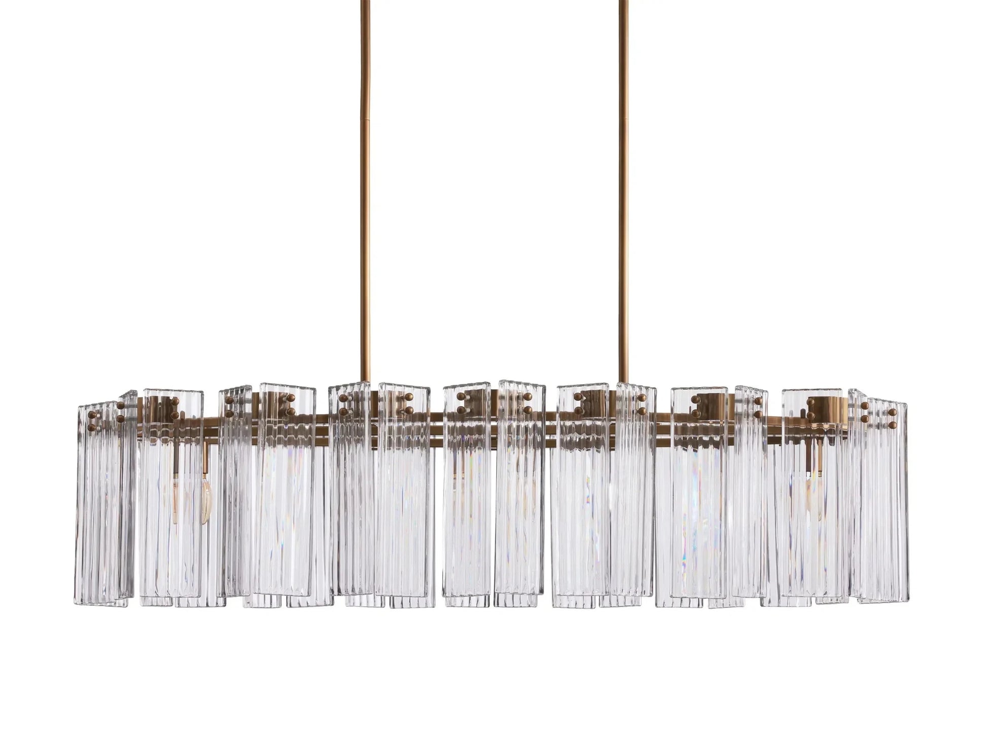 Delsie Oval Chandelier 51''63''72'' - GILDLAMPS
