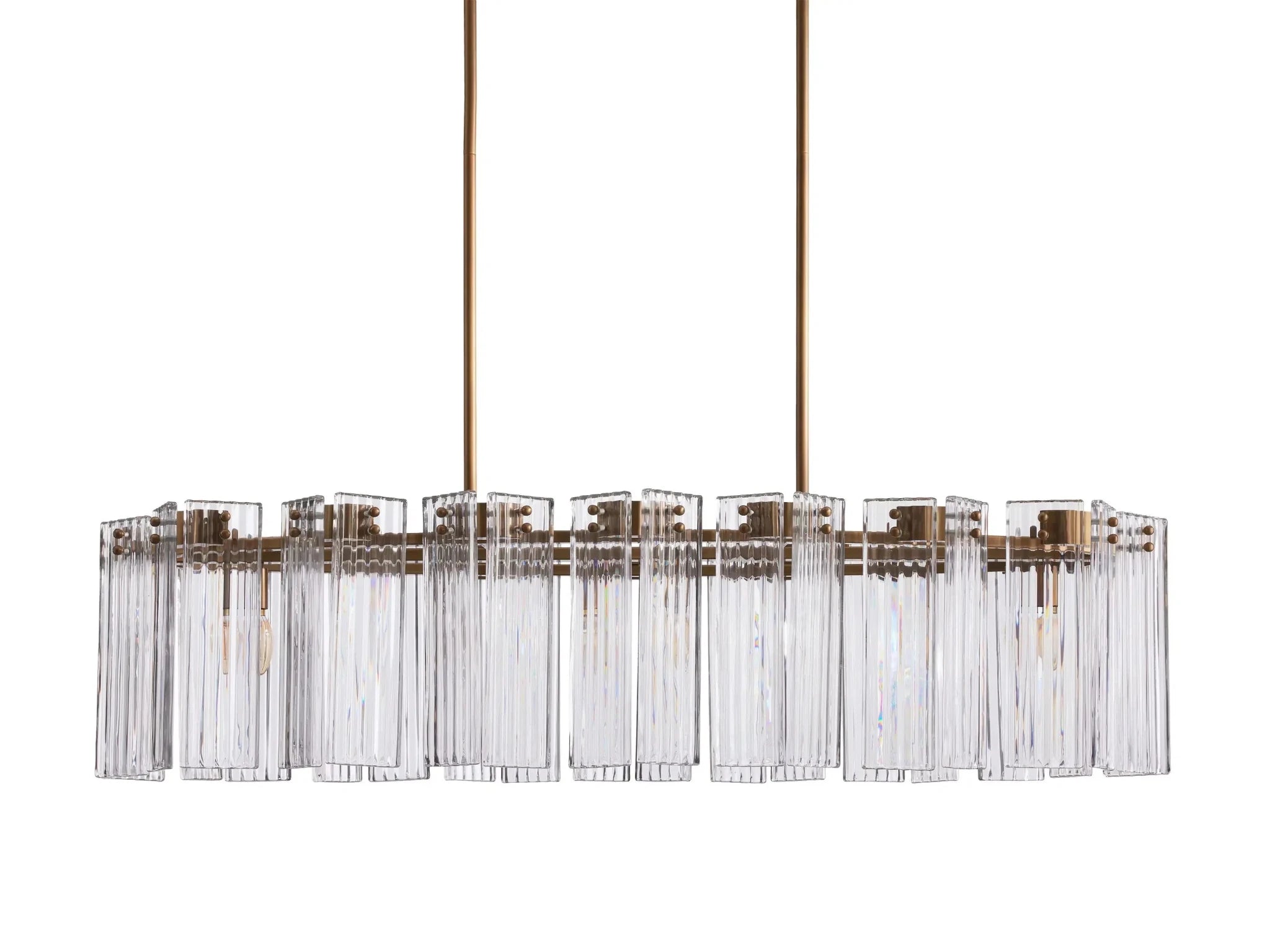 Delsie Oval Chandelier 51''63''72'' - GILDLAMPS