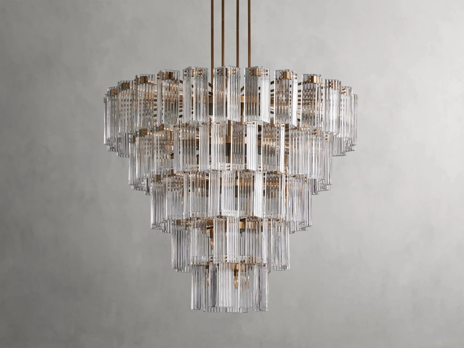 Delsie Round Chandelier 38''48''60'' - GILDLAMPS