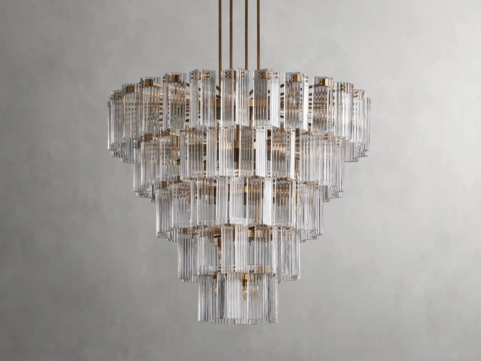 Delsie Round Chandelier 38''48''60'' - GILDLAMPS