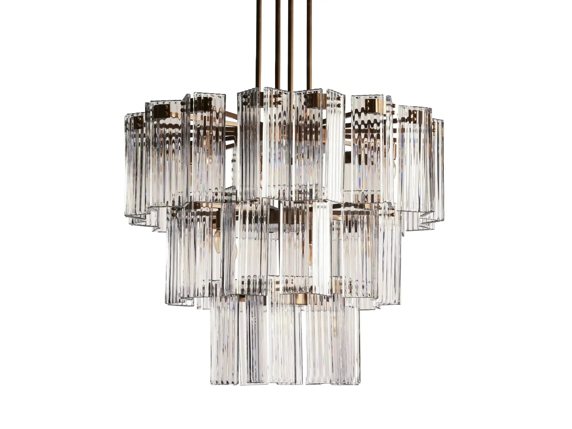 Delsie Round Chandelier 38''48''60'' - GILDLAMPS