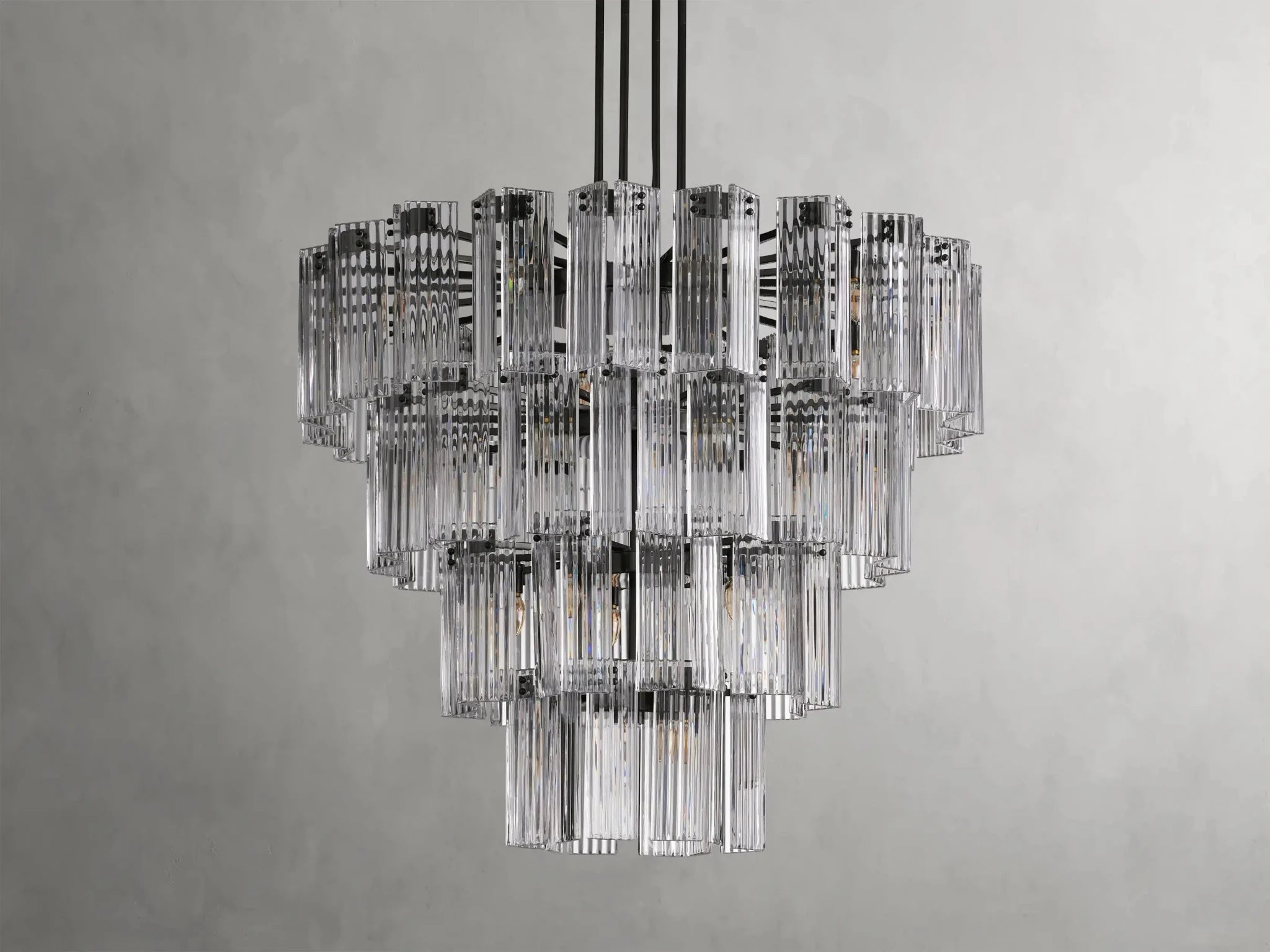 Delsie Round Chandelier 38''48''60'' - GILDLAMPS