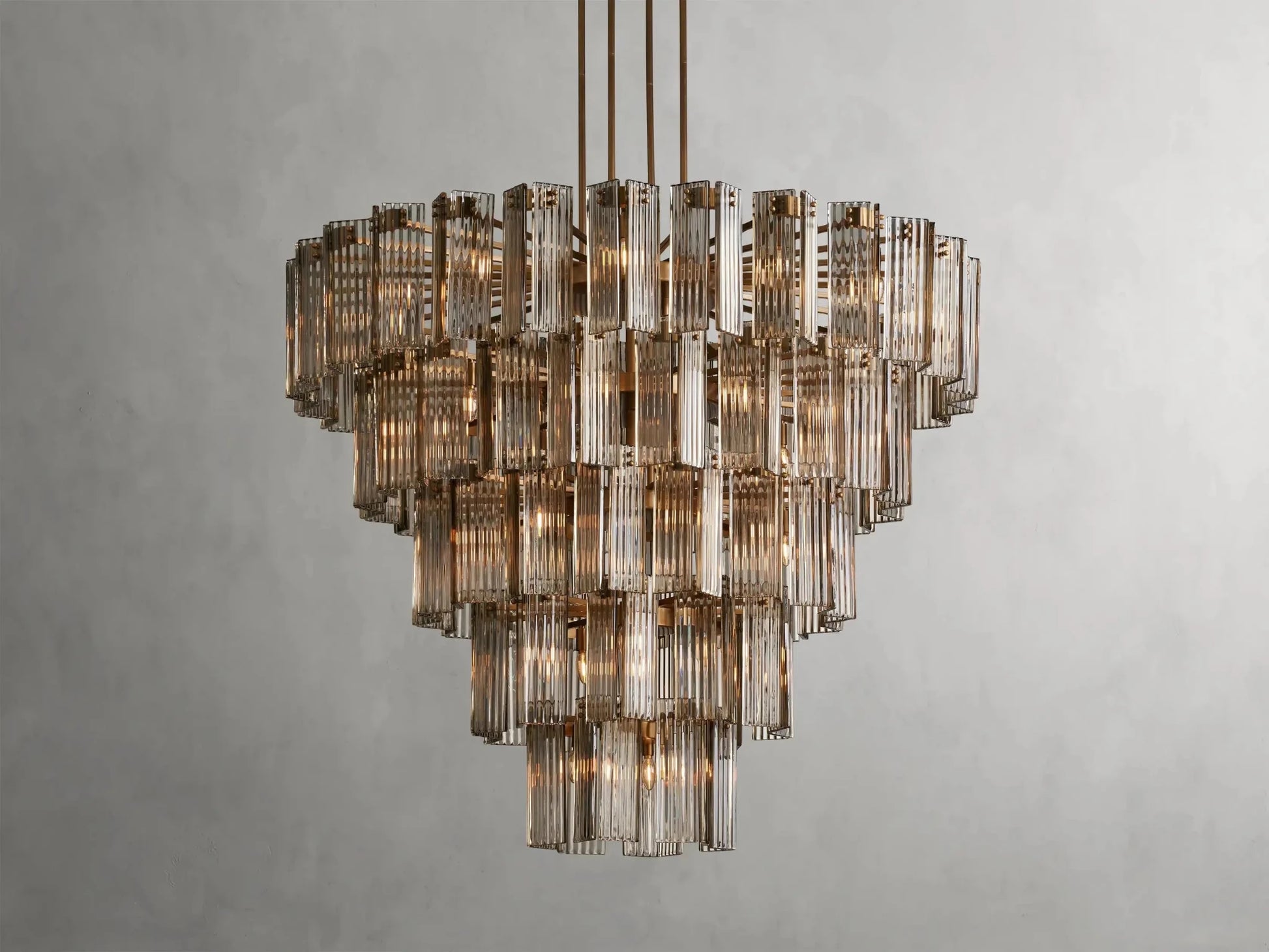 Delsie Round Chandelier 38''48''60'' - GILDLAMPS