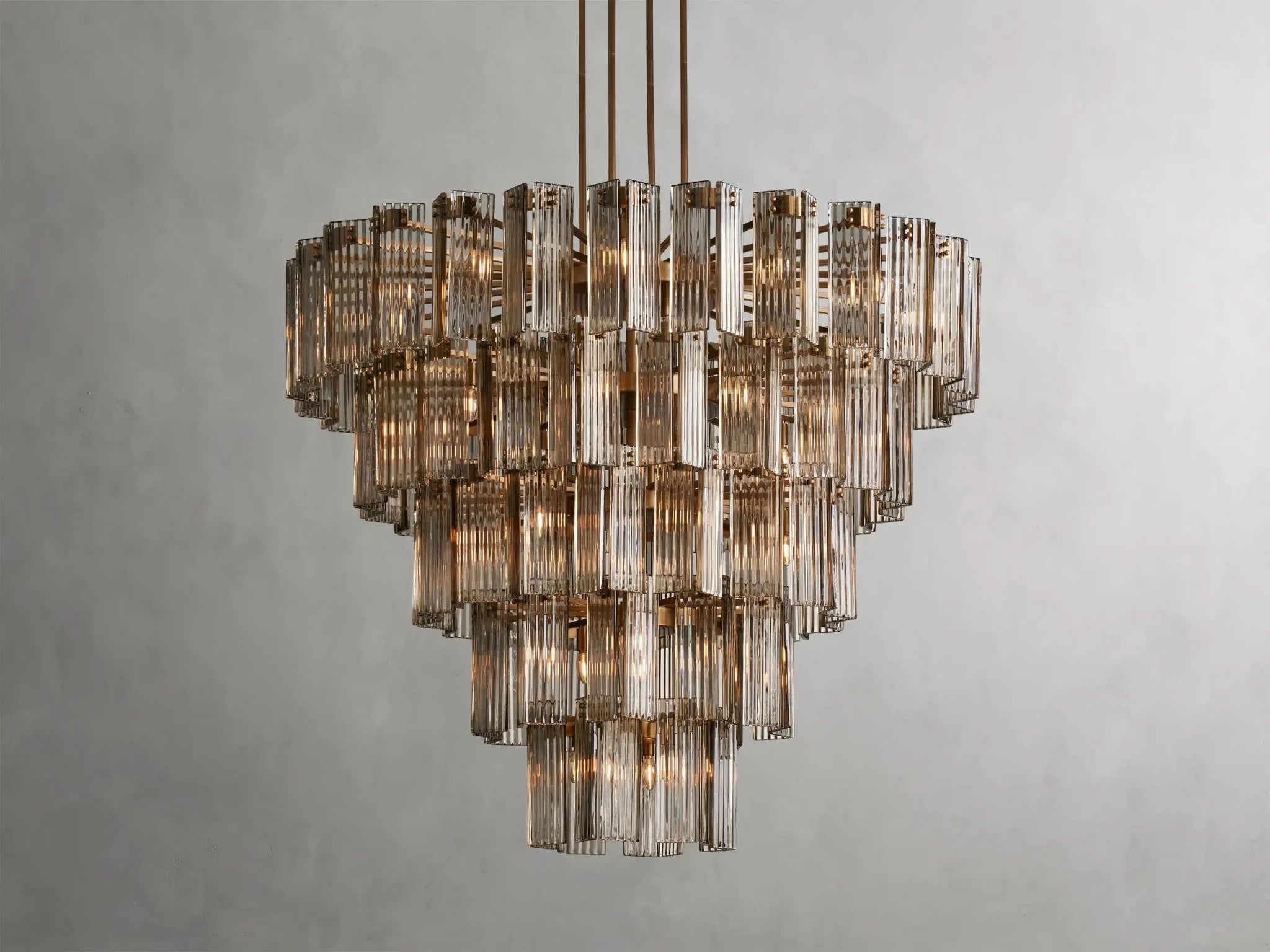 Delsie Round Chandelier 38''48''60'' - GILDLAMPS
