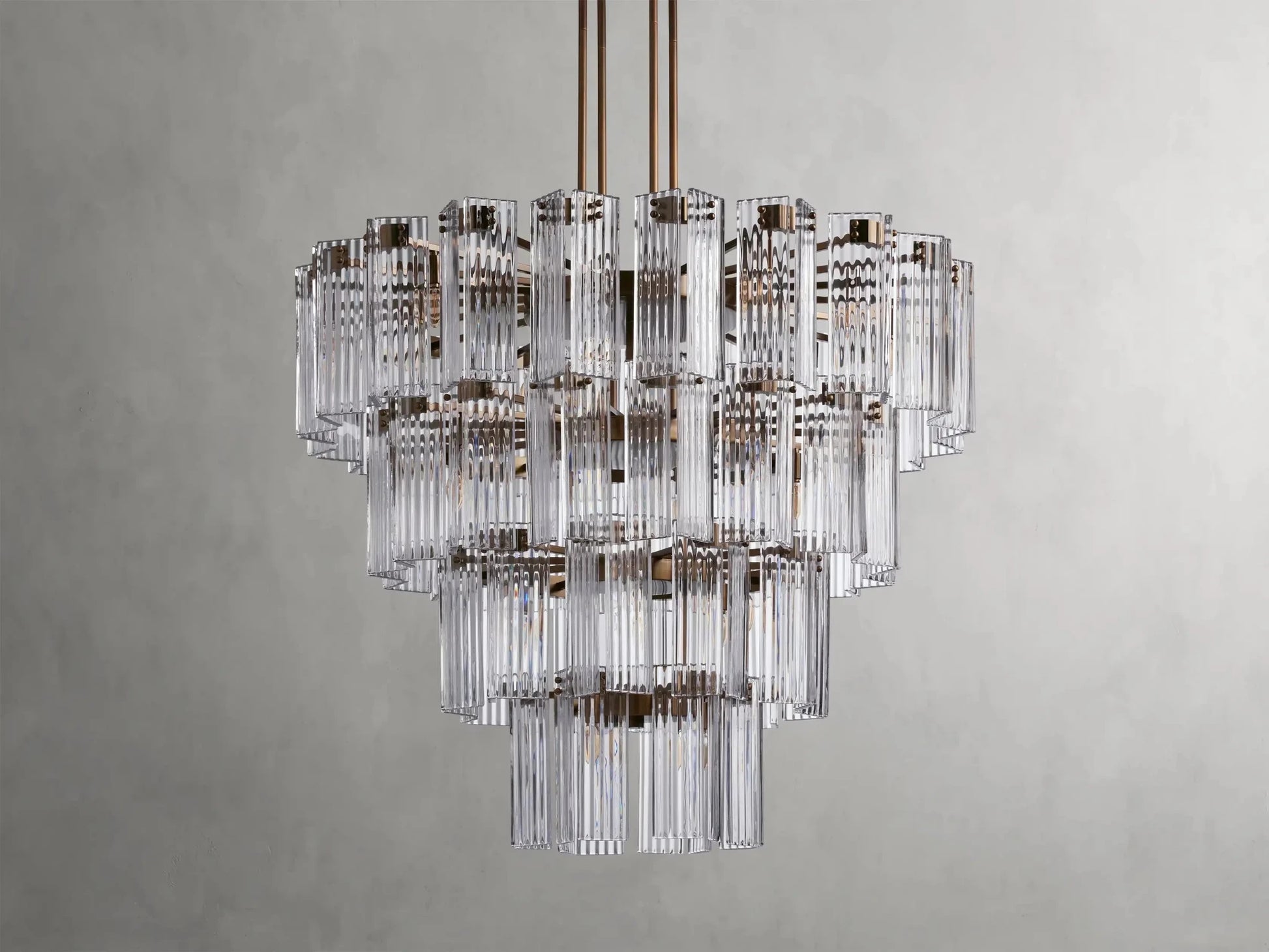 Delsie Round Chandelier 38''48''60'' - GILDLAMPS