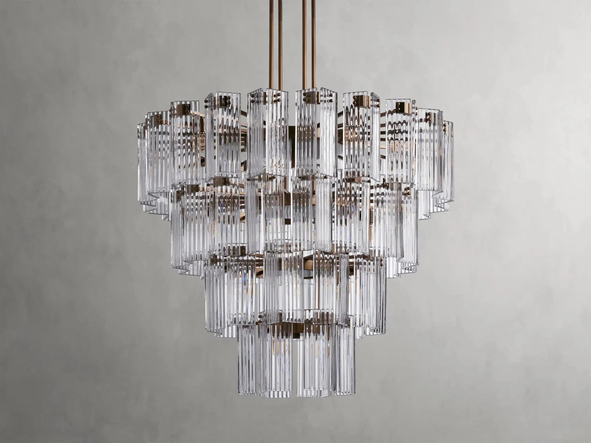 Delsie Round Chandelier 38''48''60'' - GILDLAMPS