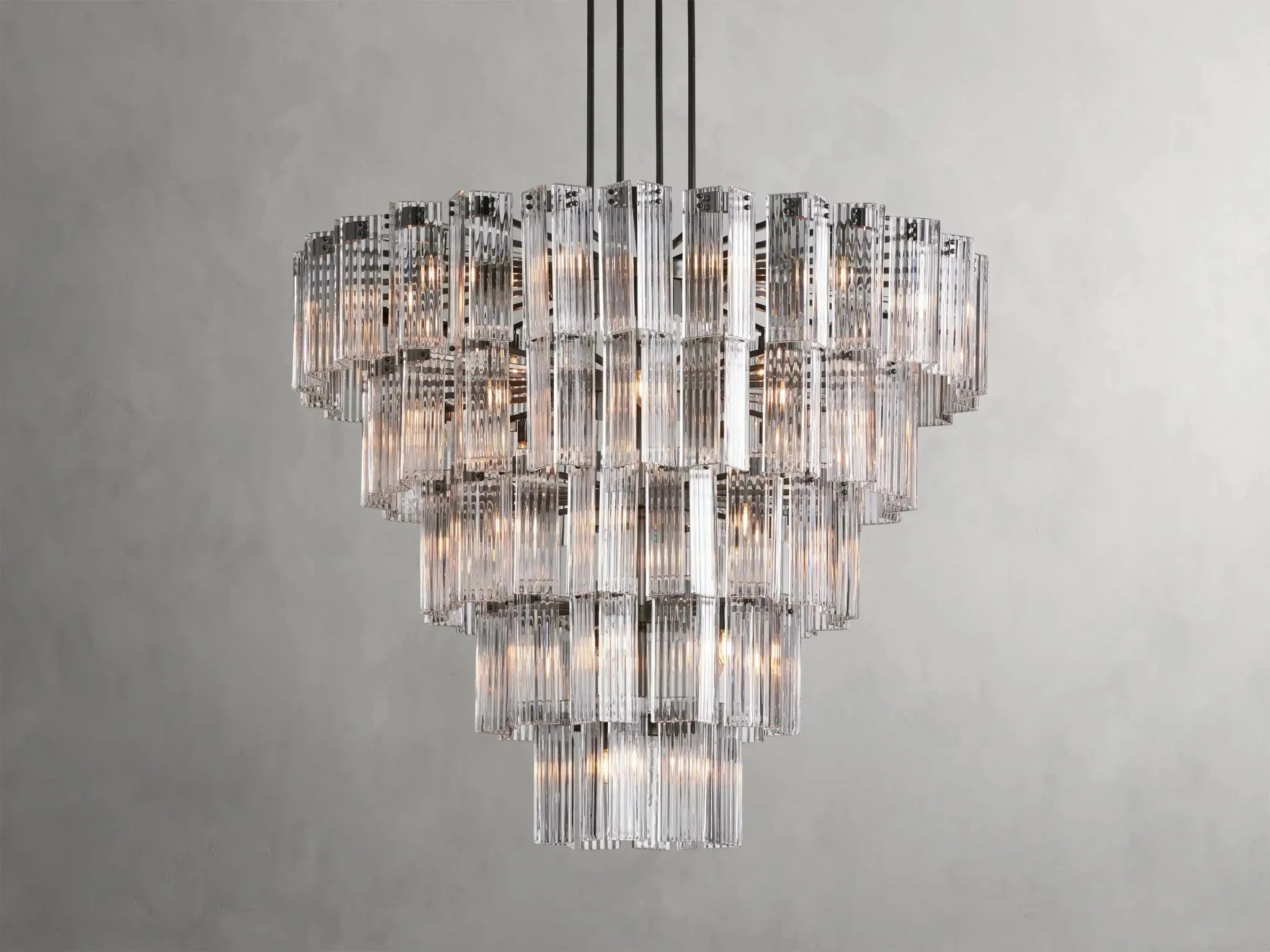 Delsie Round Chandelier 38''48''60'' - GILDLAMPS
