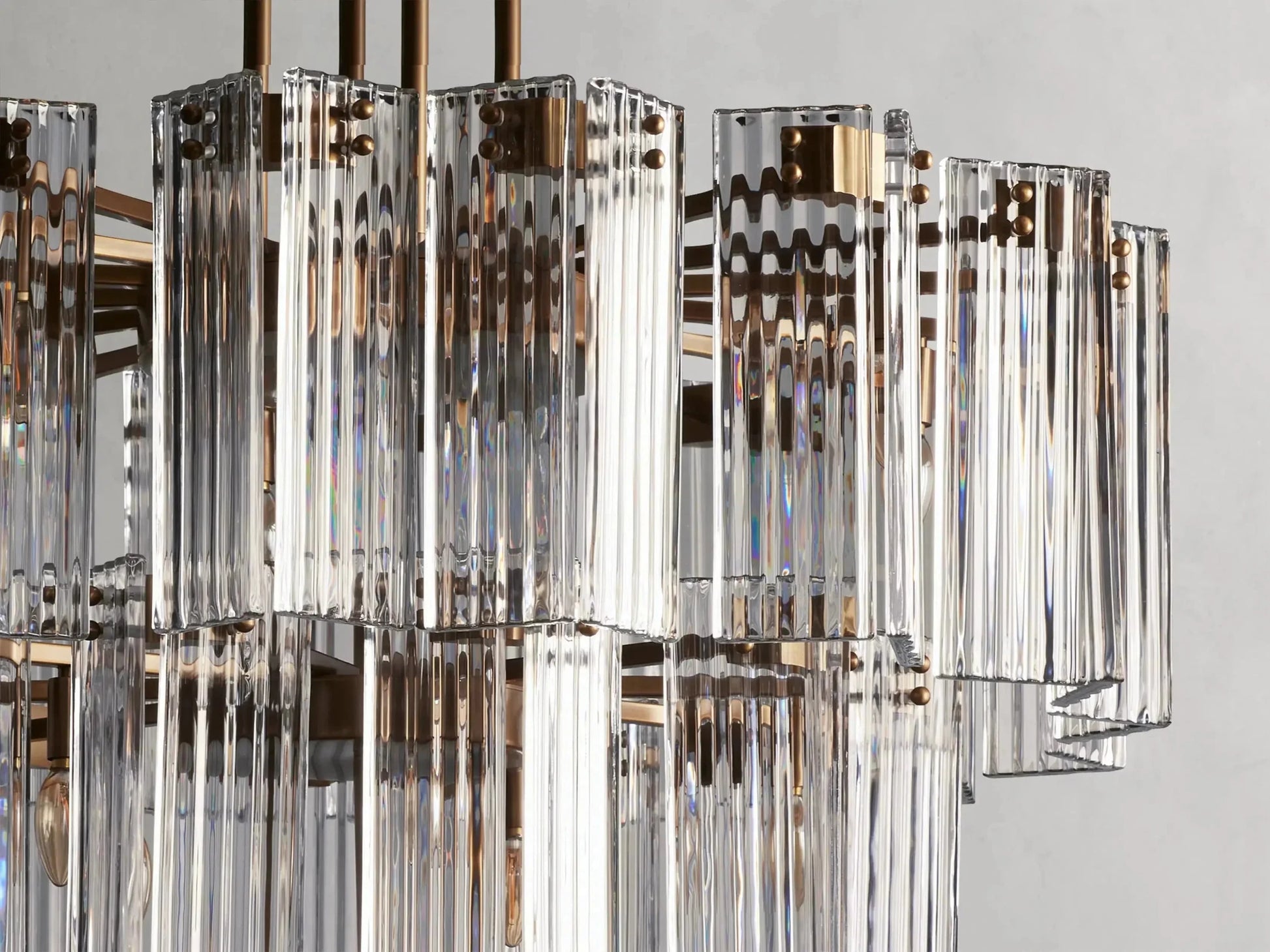 Delsie Round Chandelier 38''48''60'' - GILDLAMPS