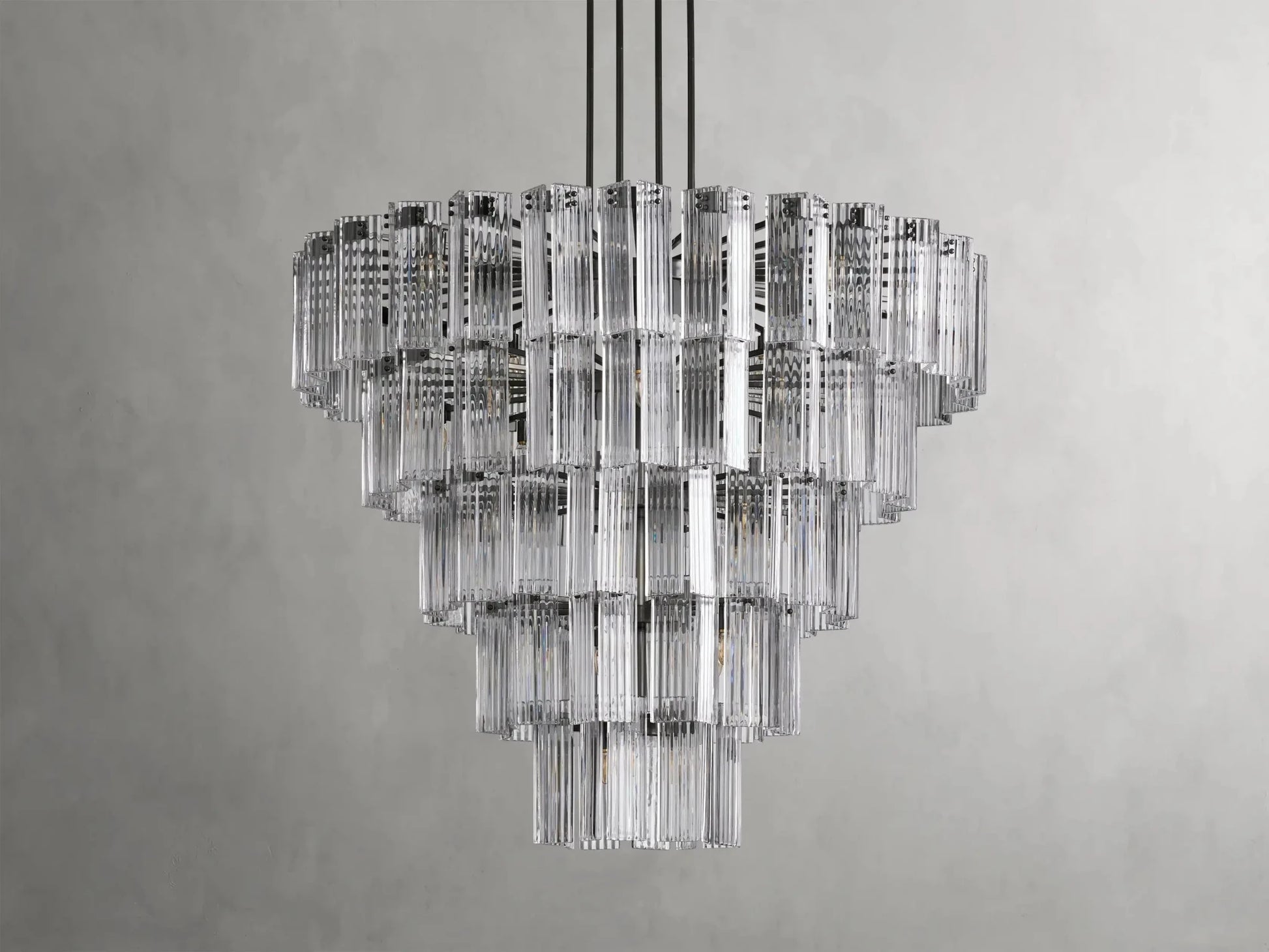 Delsie Round Chandelier 38''48''60'' - GILDLAMPS