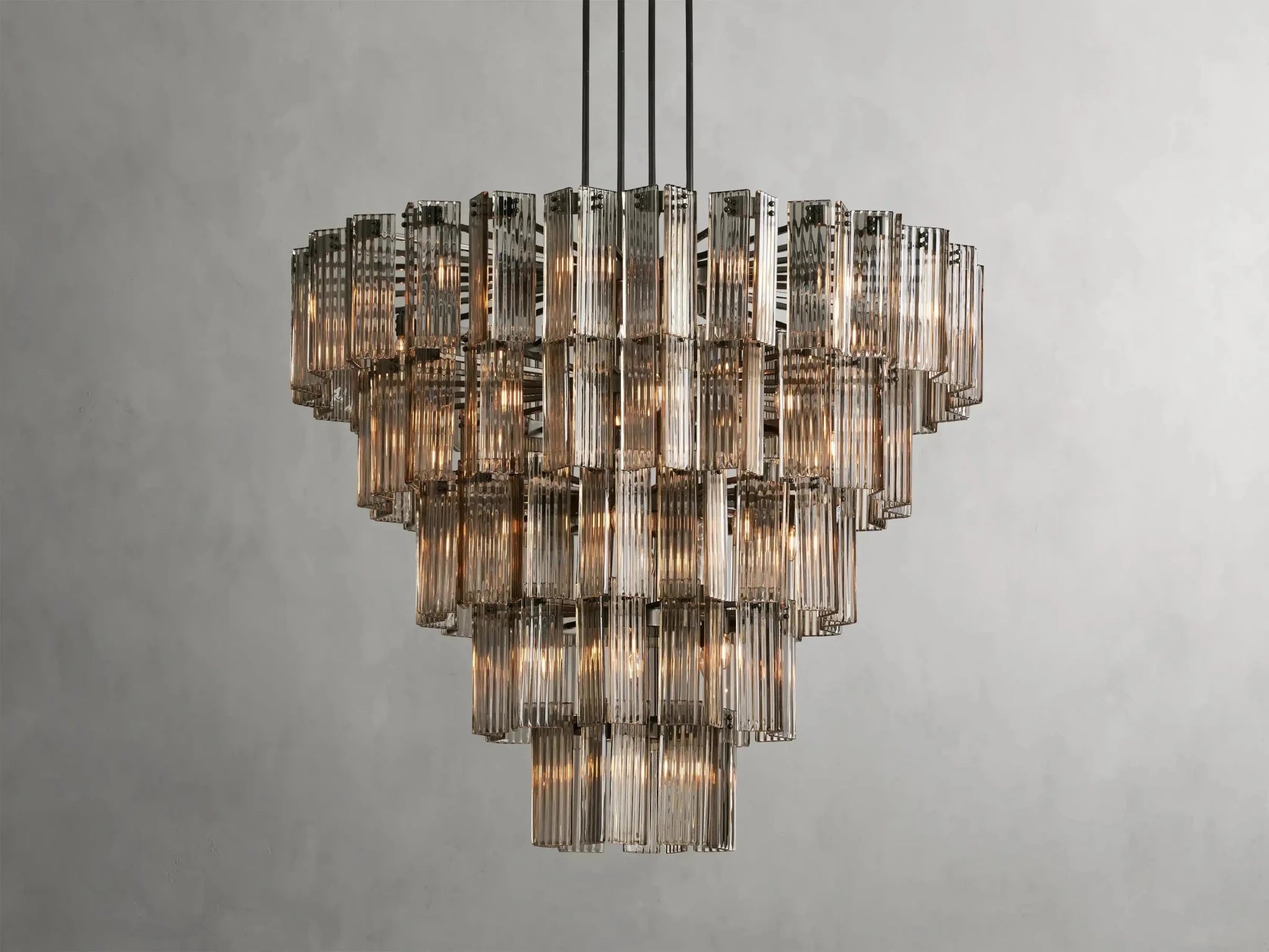 Delsie Round Chandelier 38''48''60'' - GILDLAMPS