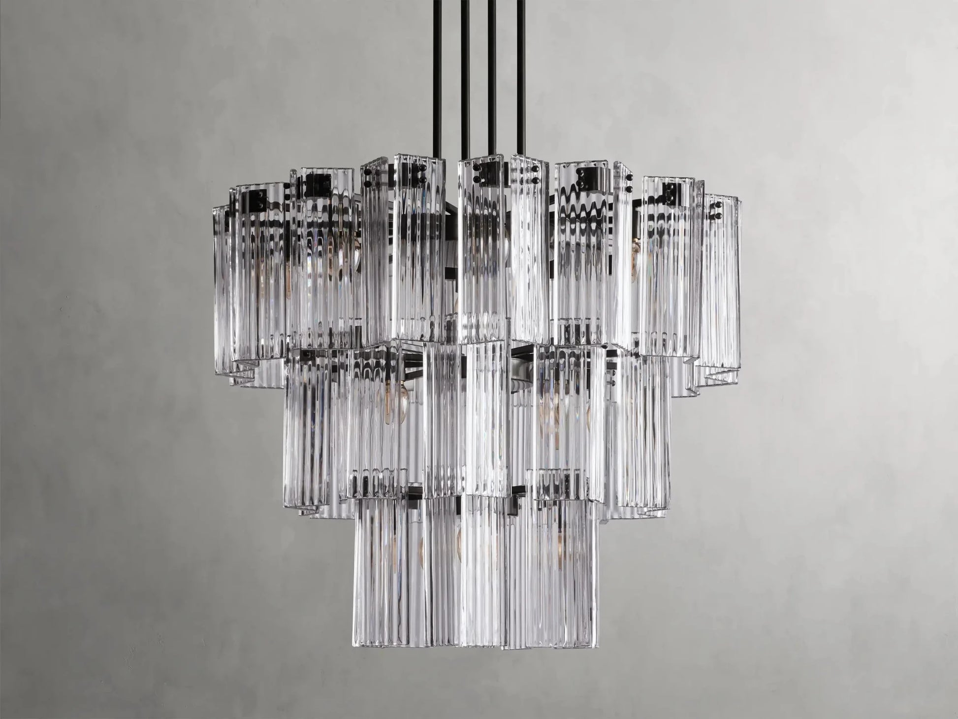 Delsie Round Chandelier 38''48''60'' - GILDLAMPS