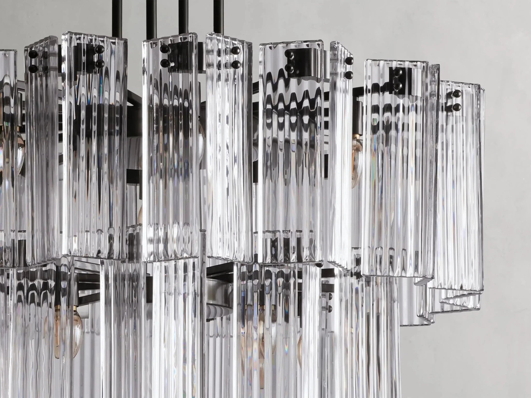 Delsie Round Chandelier 38''48''60'' - GILDLAMPS
