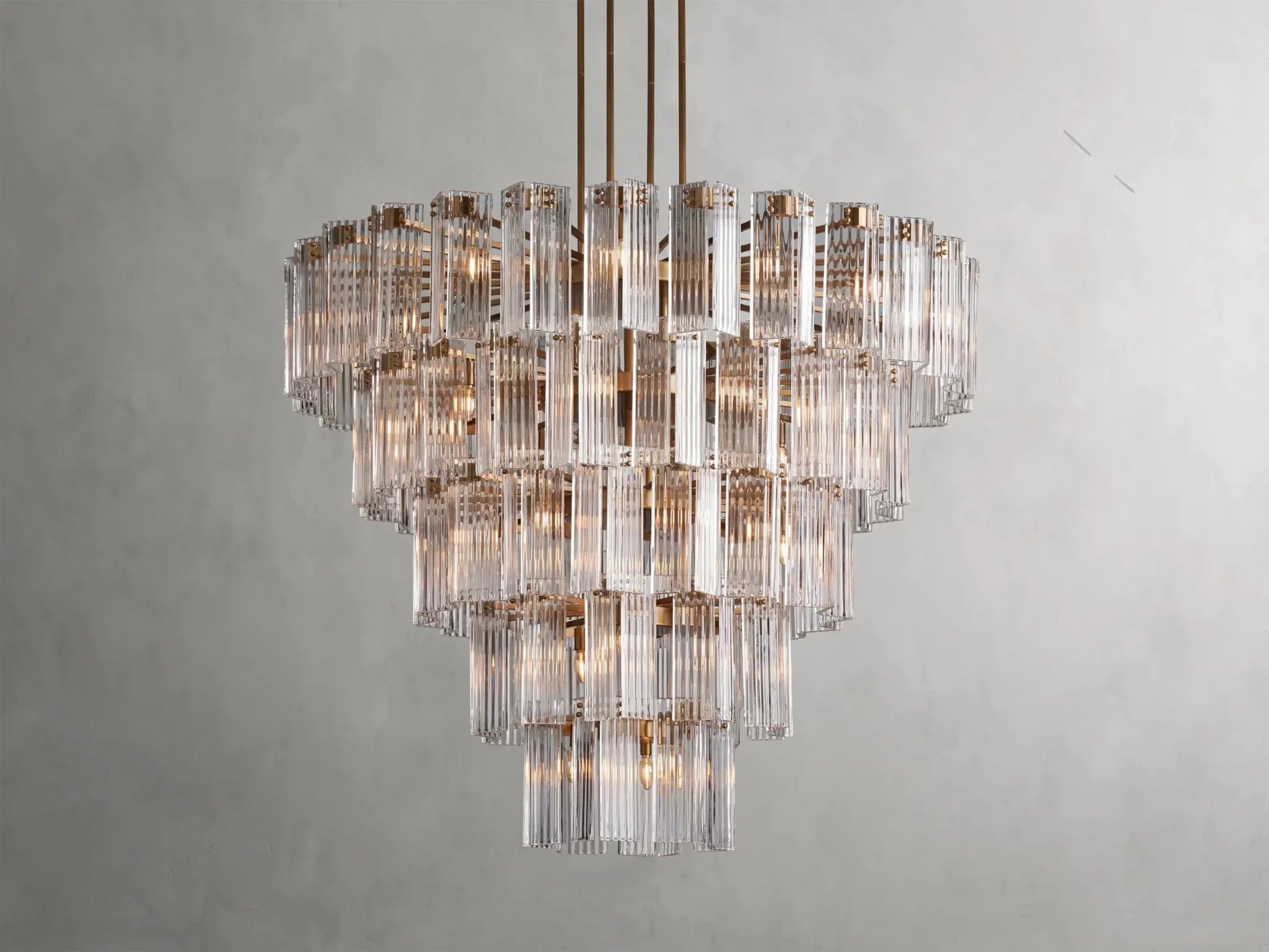 Delsie Round Chandelier 38''48''60'' - GILDLAMPS