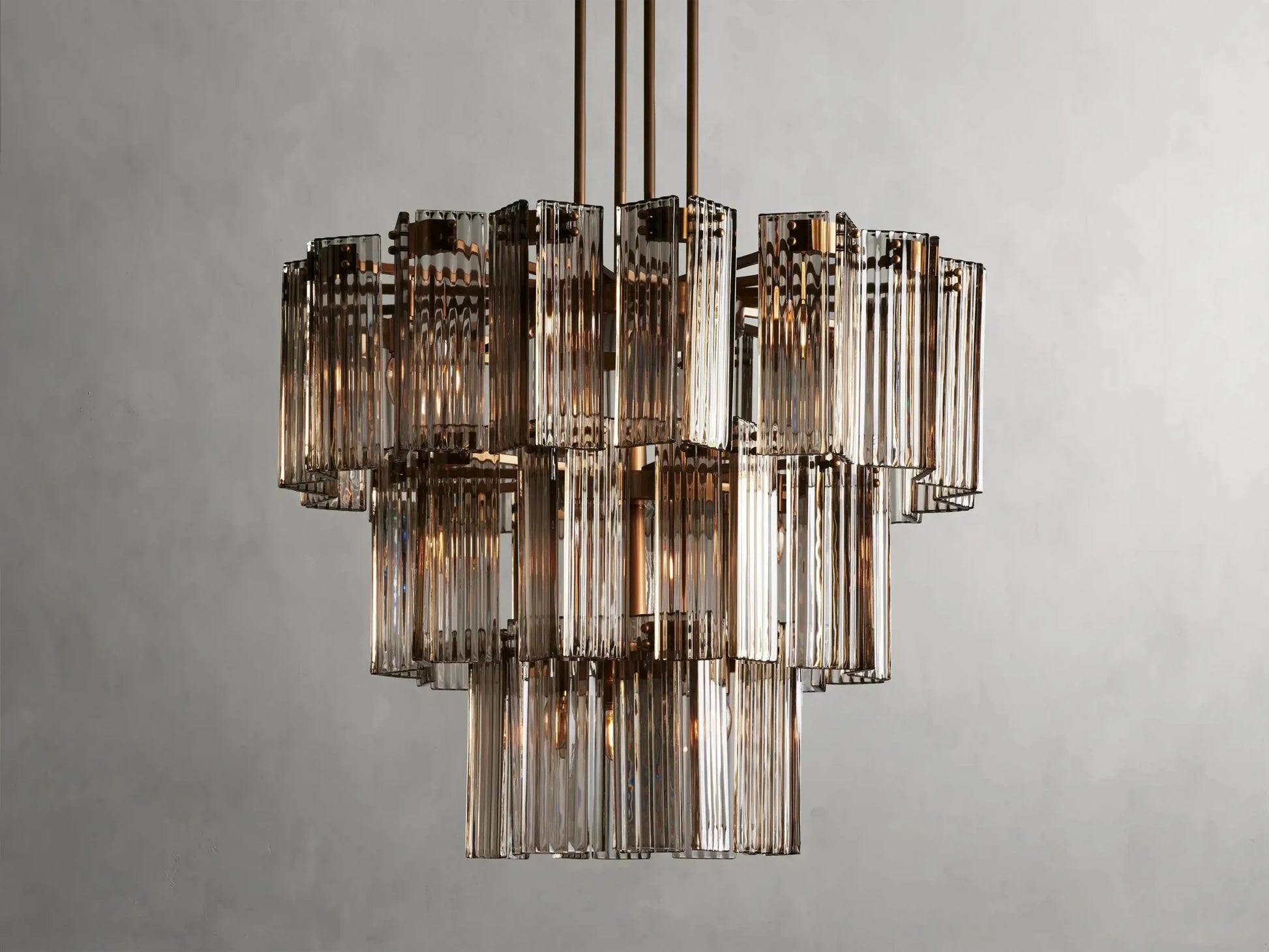 Delsie Round Chandelier 38''48''60'' - GILDLAMPS