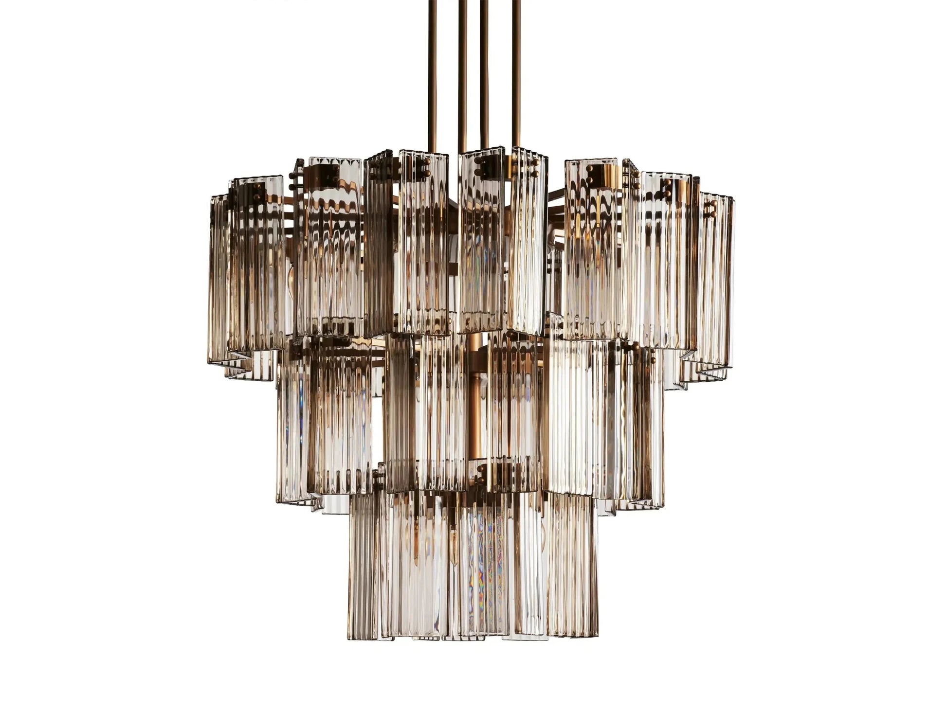 Delsie Round Chandelier 38''48''60'' - GILDLAMPS