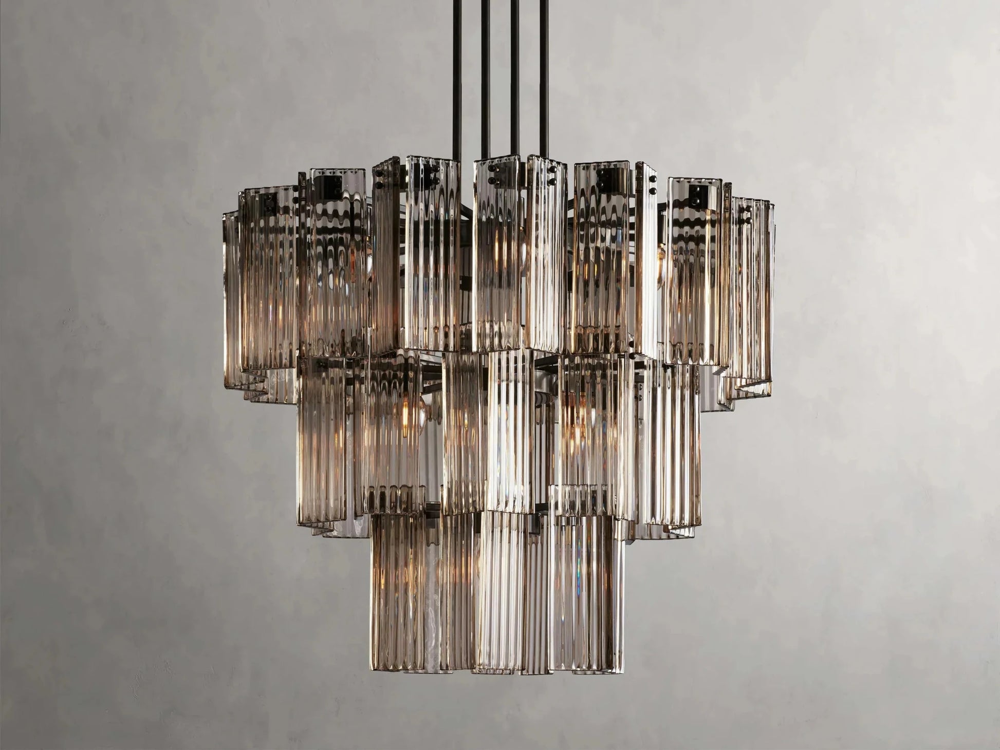Delsie Round Chandelier 38''48''60'' - GILDLAMPS